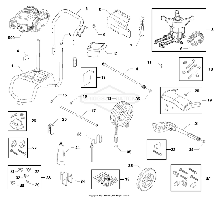 Briggs and stratton pressure deals washer 3100 psi