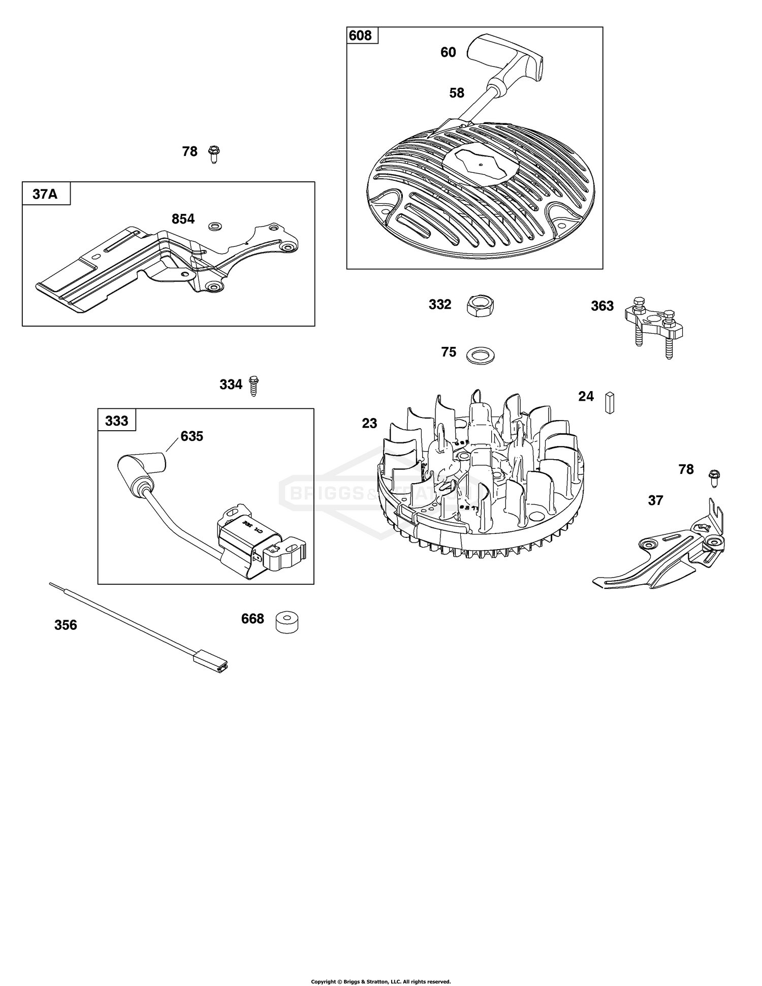 Flywheel, Ignition,and Starter Group