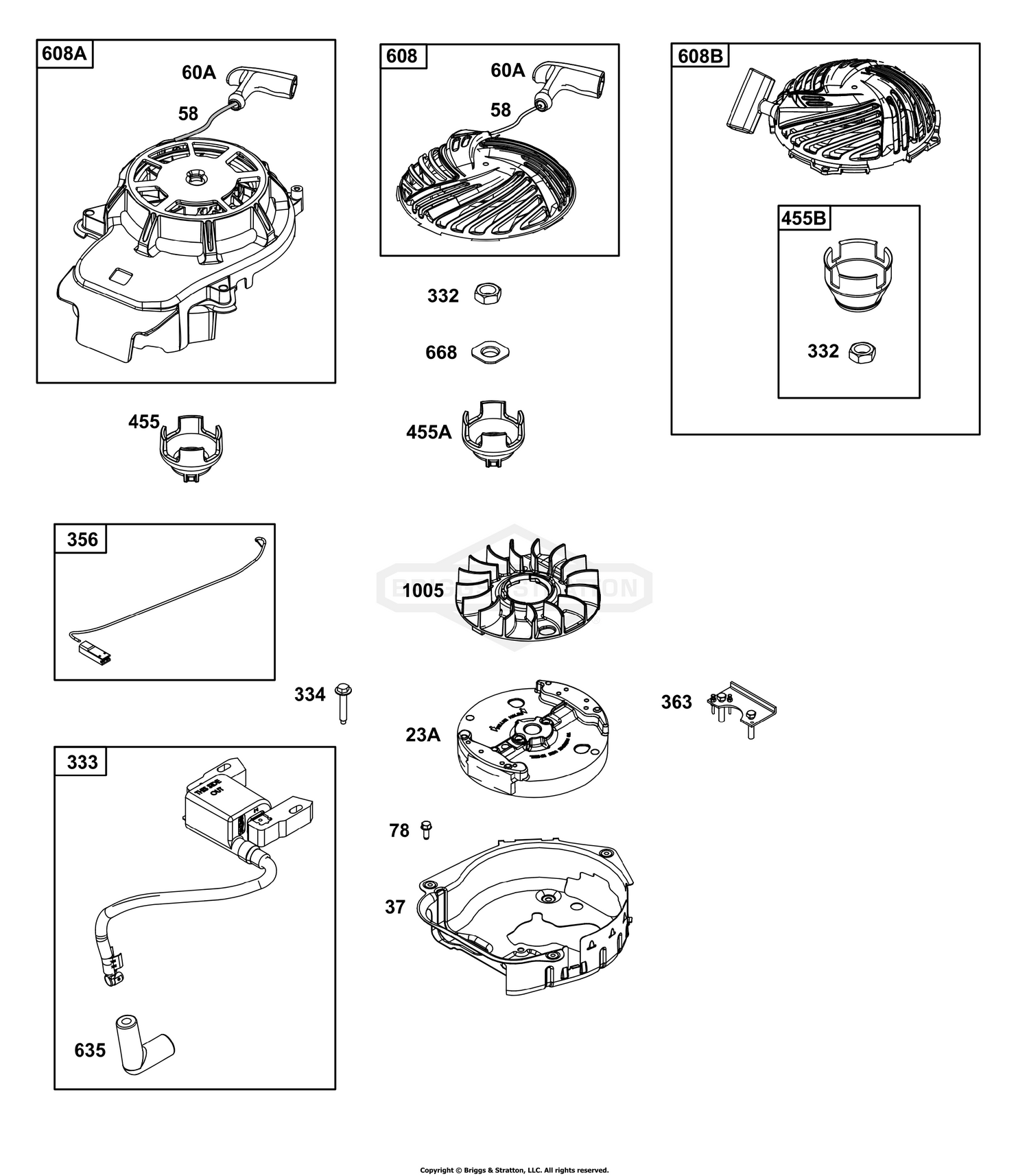 Flywheel, Ignition, and Starter Group
