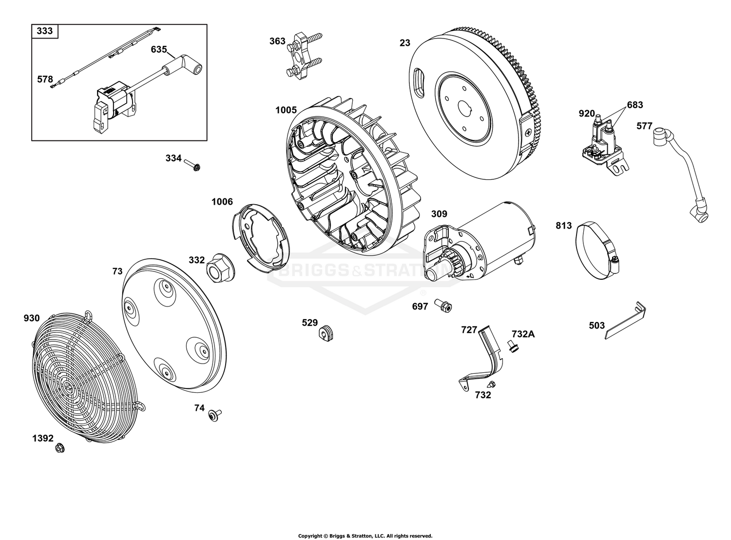 Flywheel, Ignition, and Starter Group