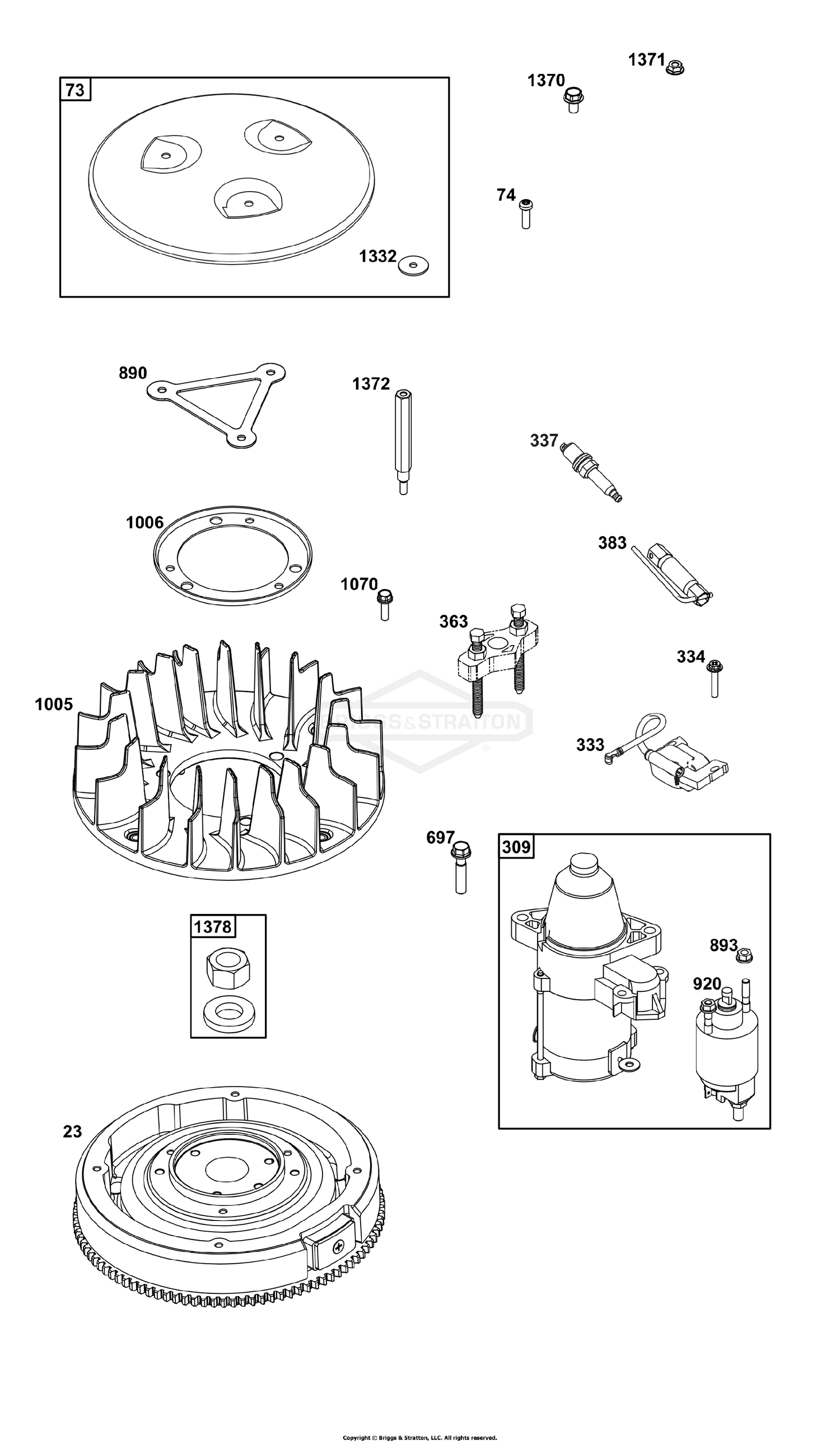 Flywheel, Ignition, and Starter Group