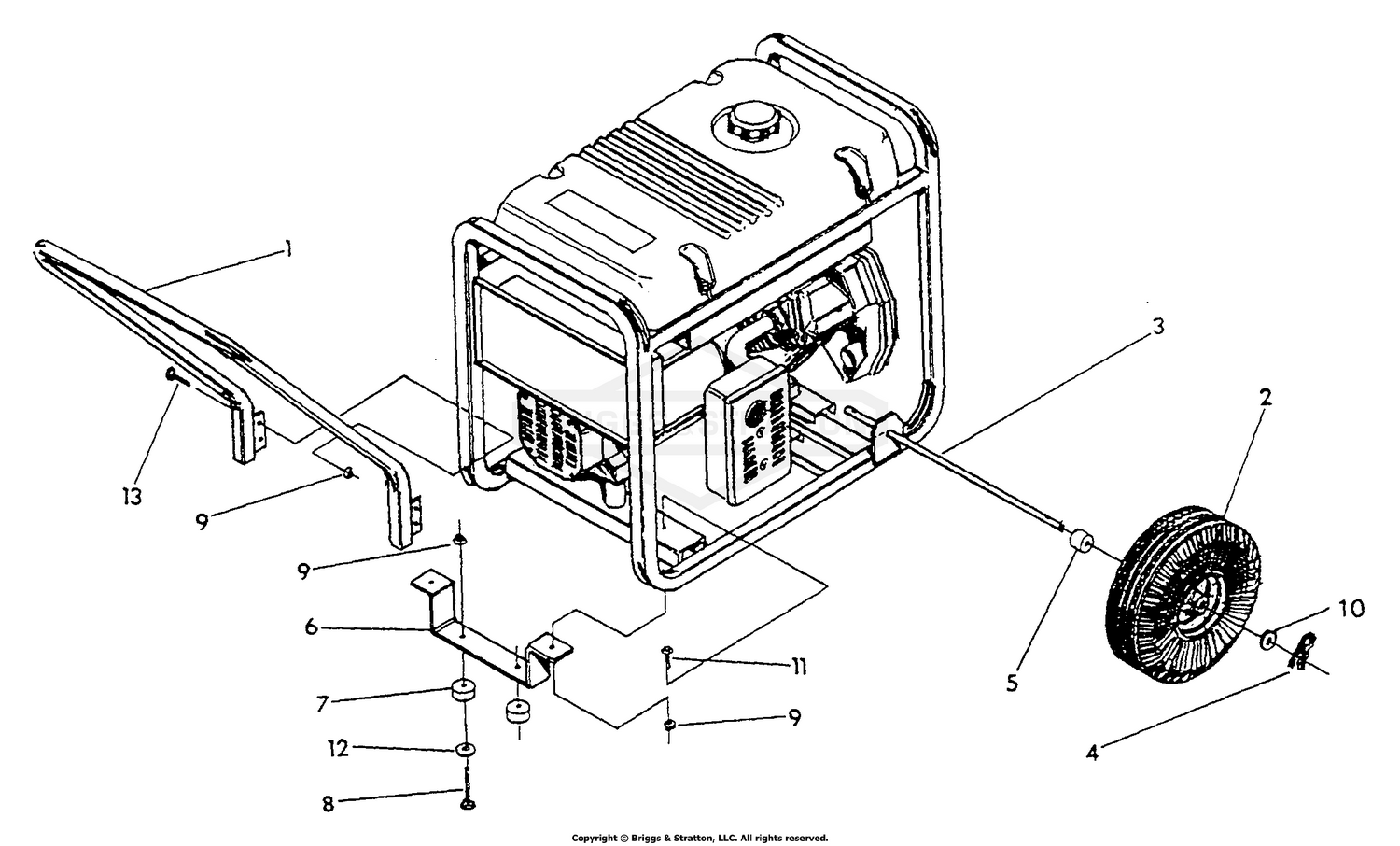 Wheel & Handle Assembly