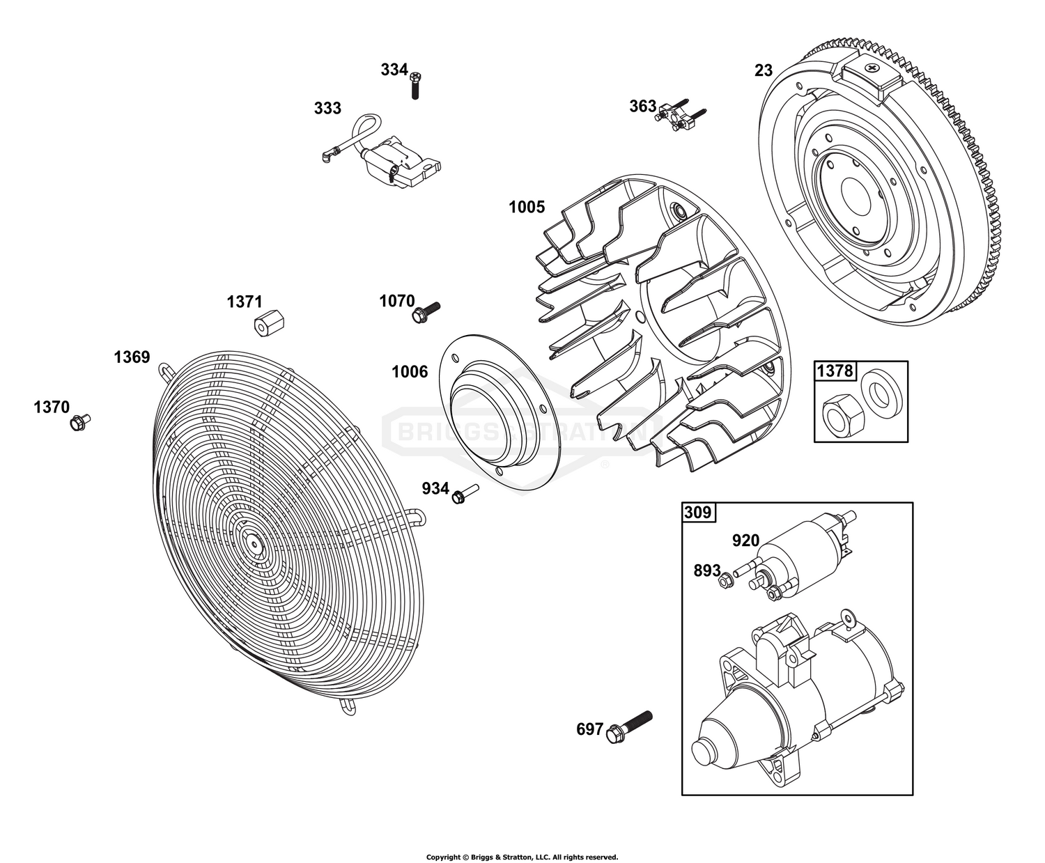 Flywheel, Ignition, and Starter Group