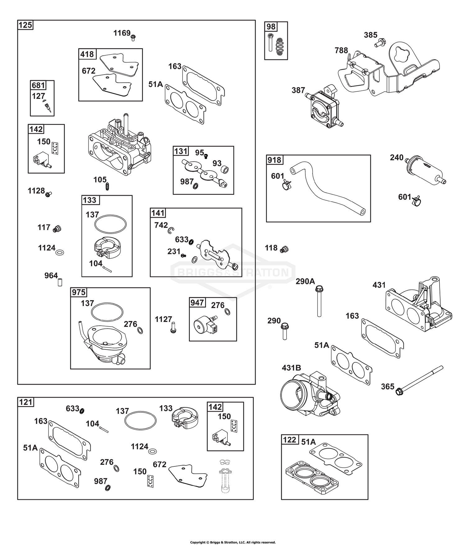 Carburetor and Fuel Supply Group