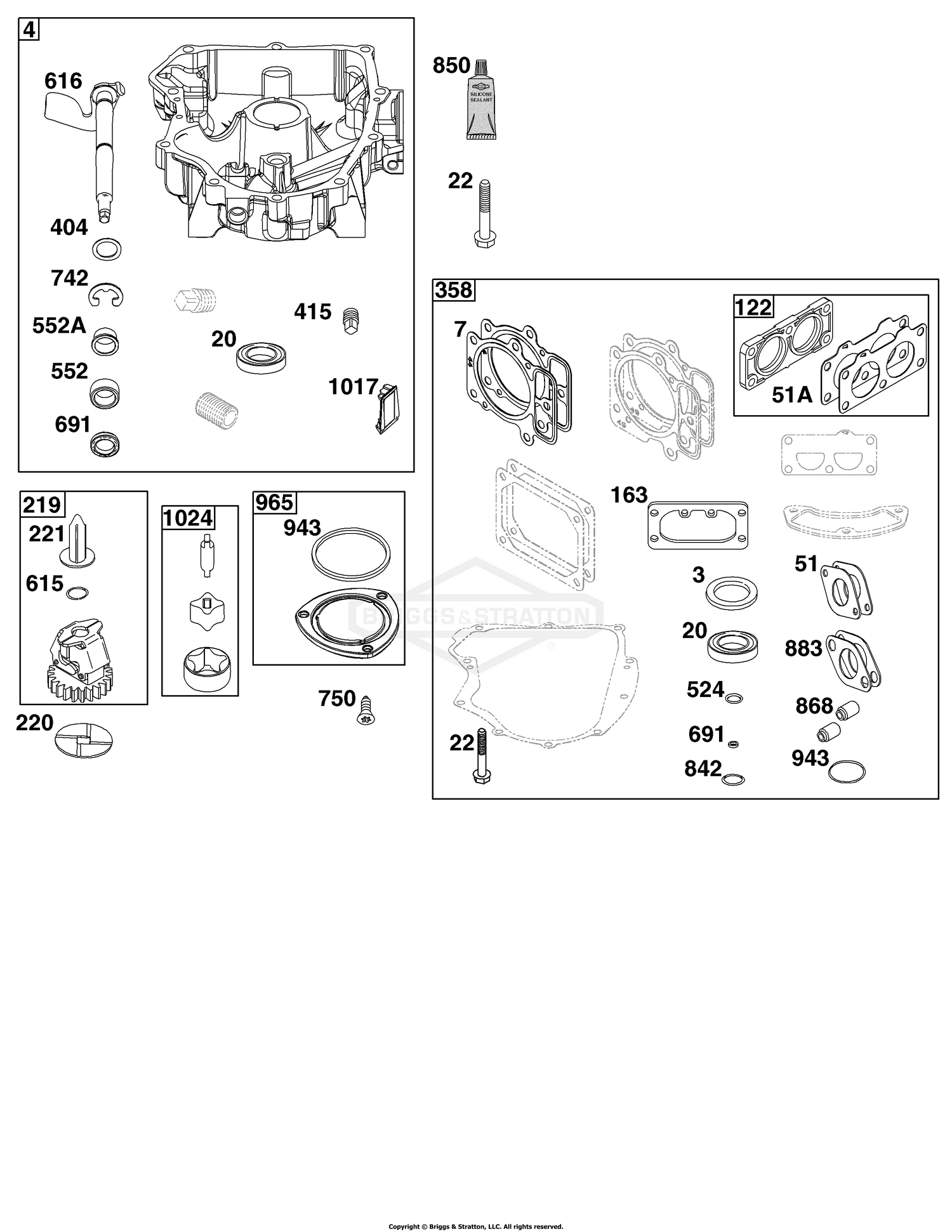 Crankcase Cover/Sump Group