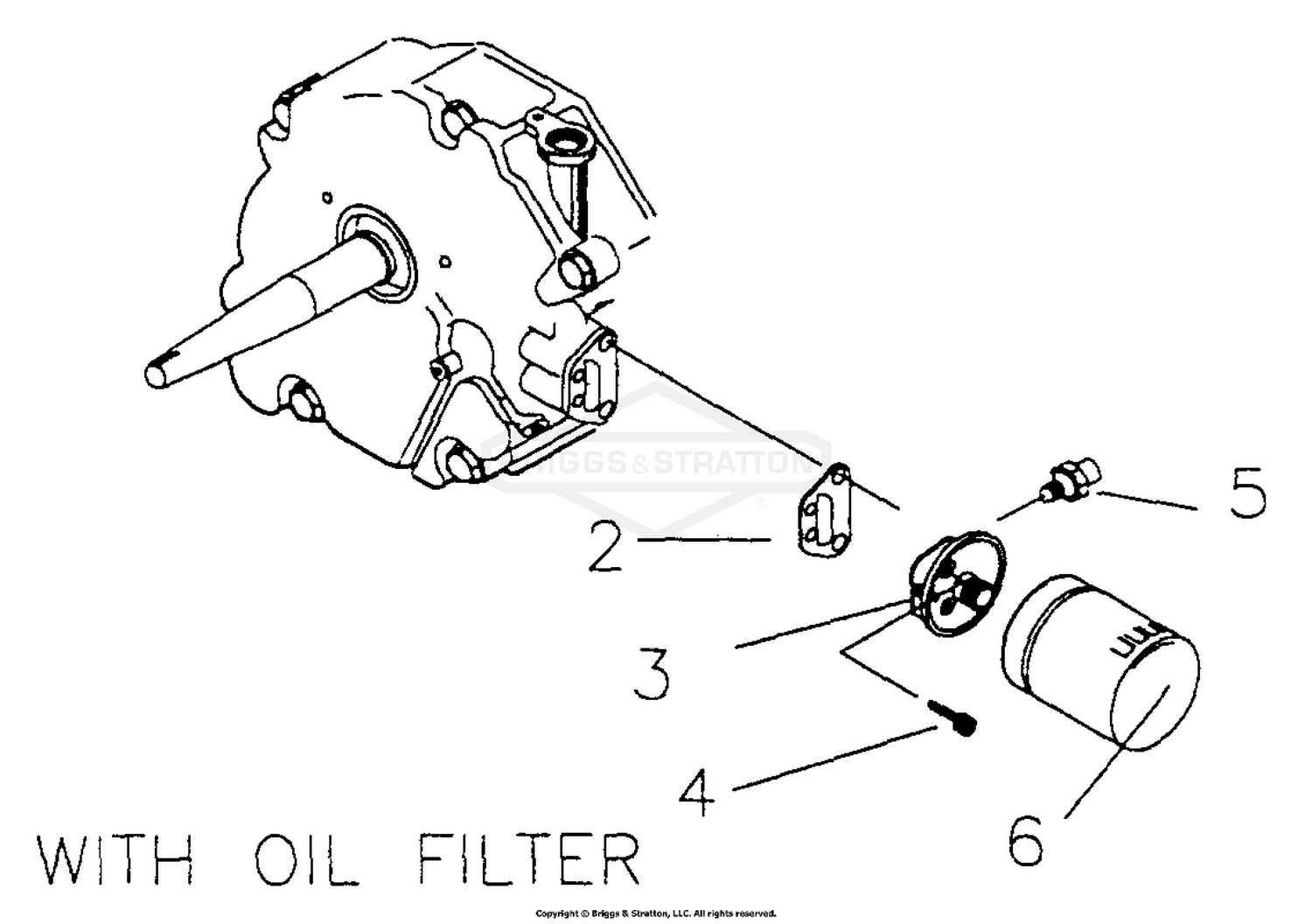 Engine W/Oil Filter