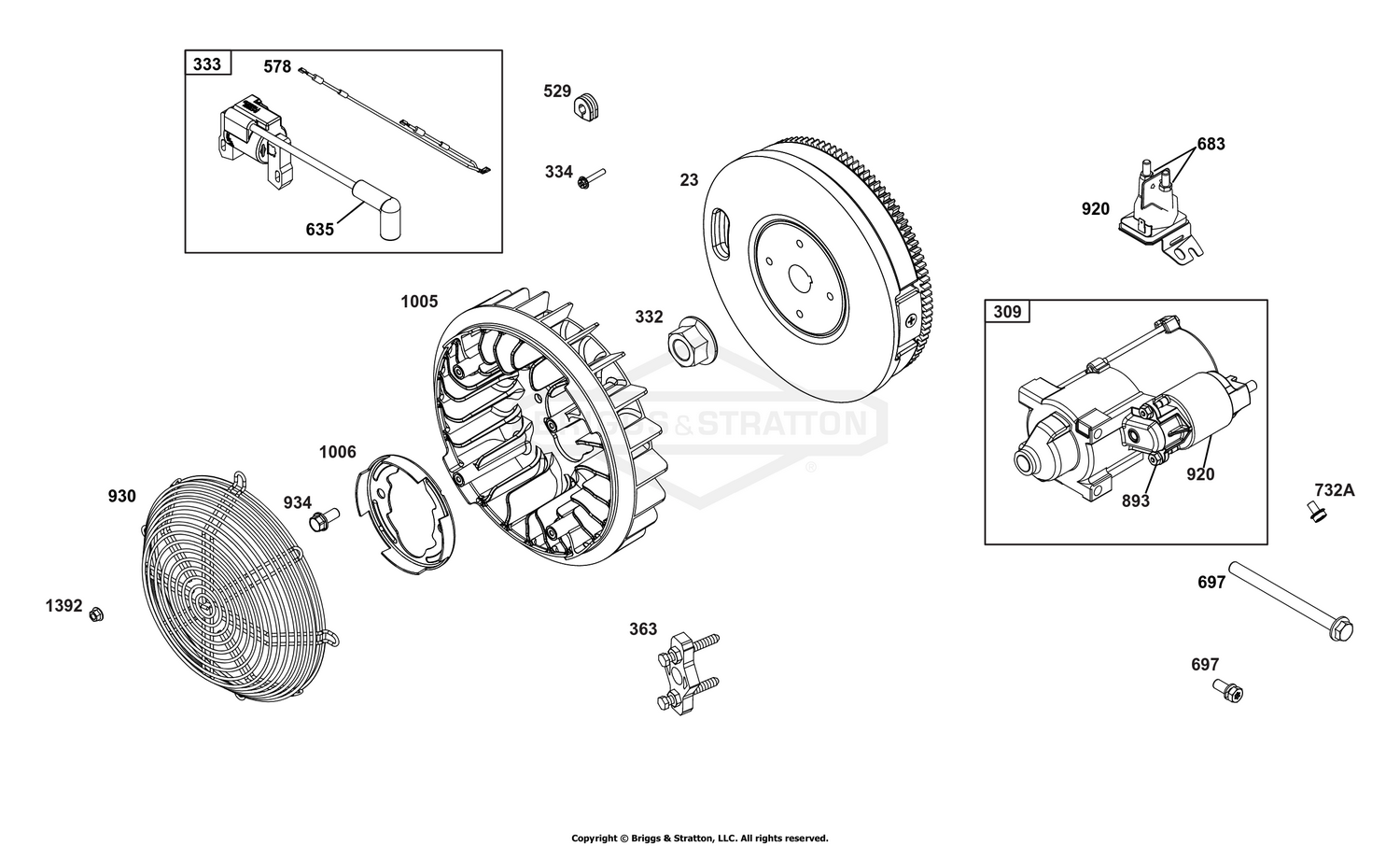 Flywheel, Ignition, and Starter Group