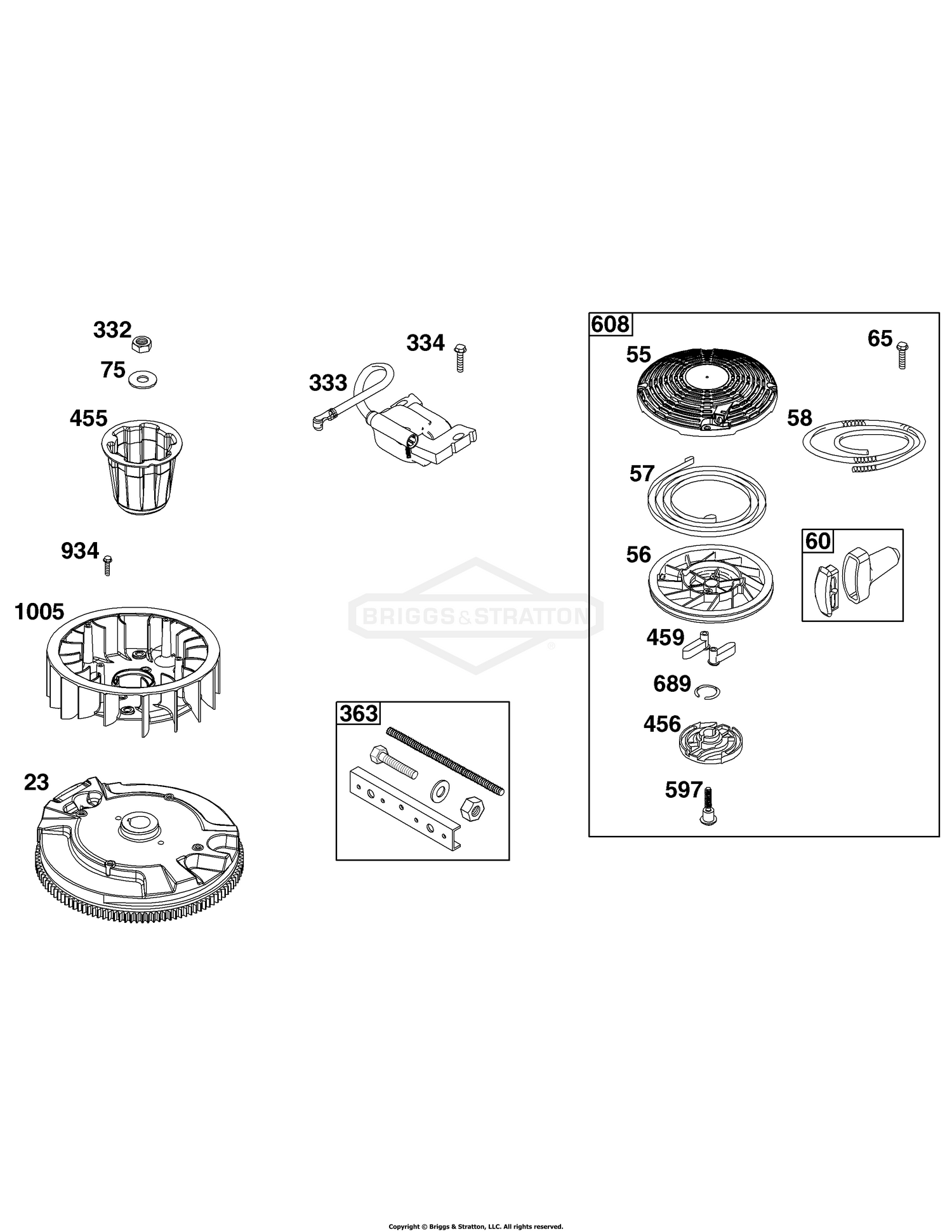 Flywheel, Ignition, and Starter Group