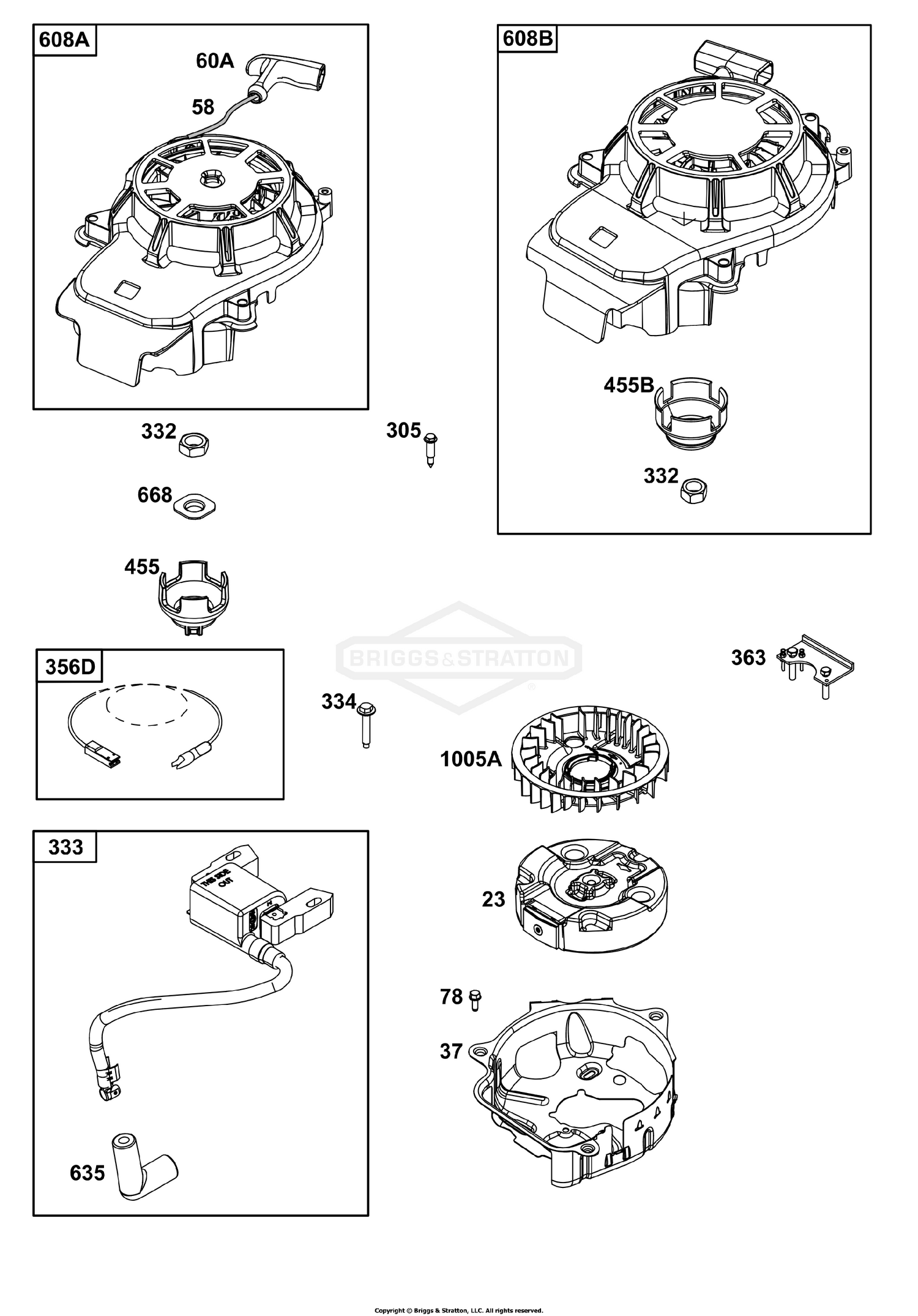 Flywheel, Ignition, and Starter Group