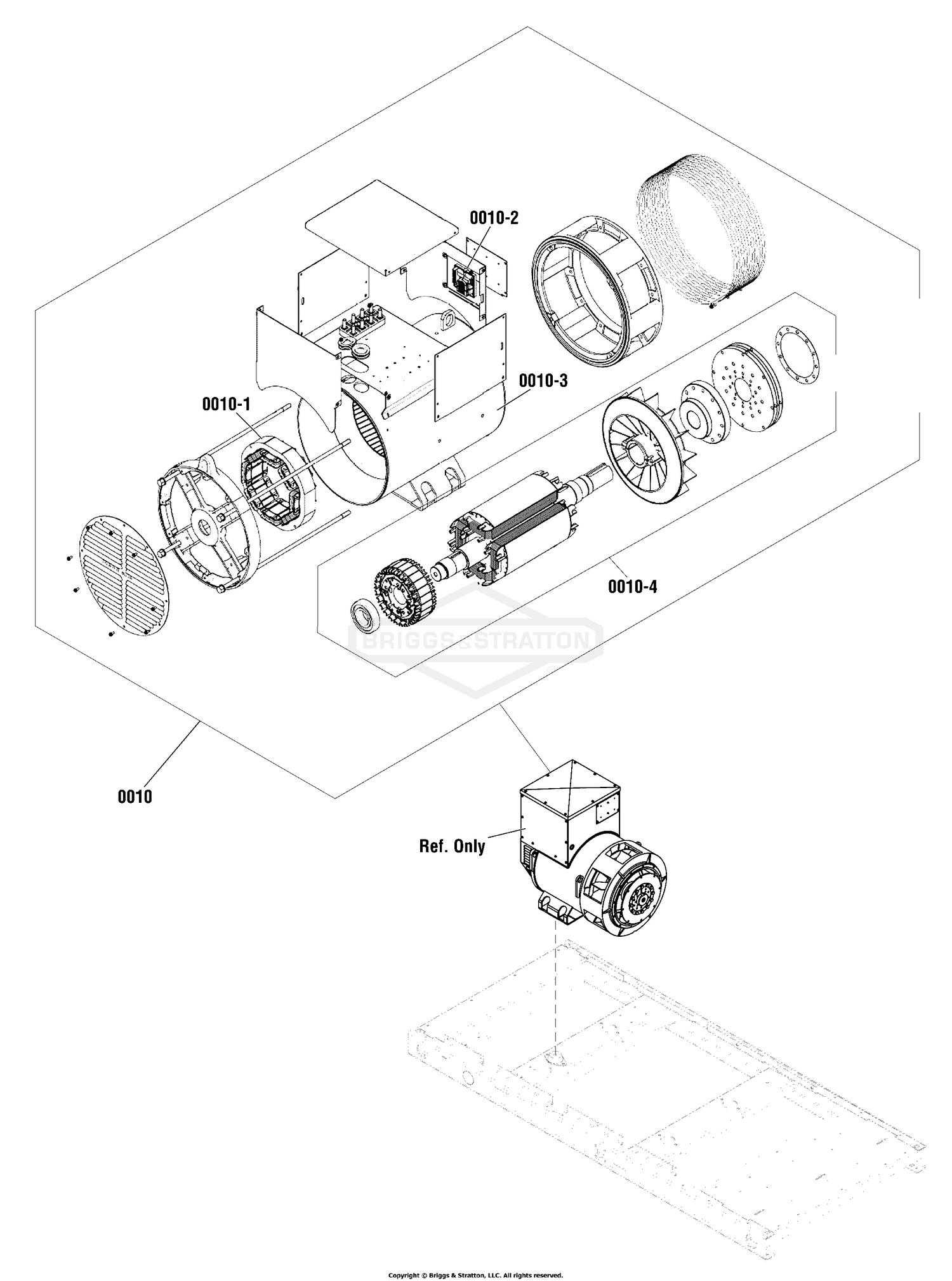 Alternator Group - ECP34-2L/4A