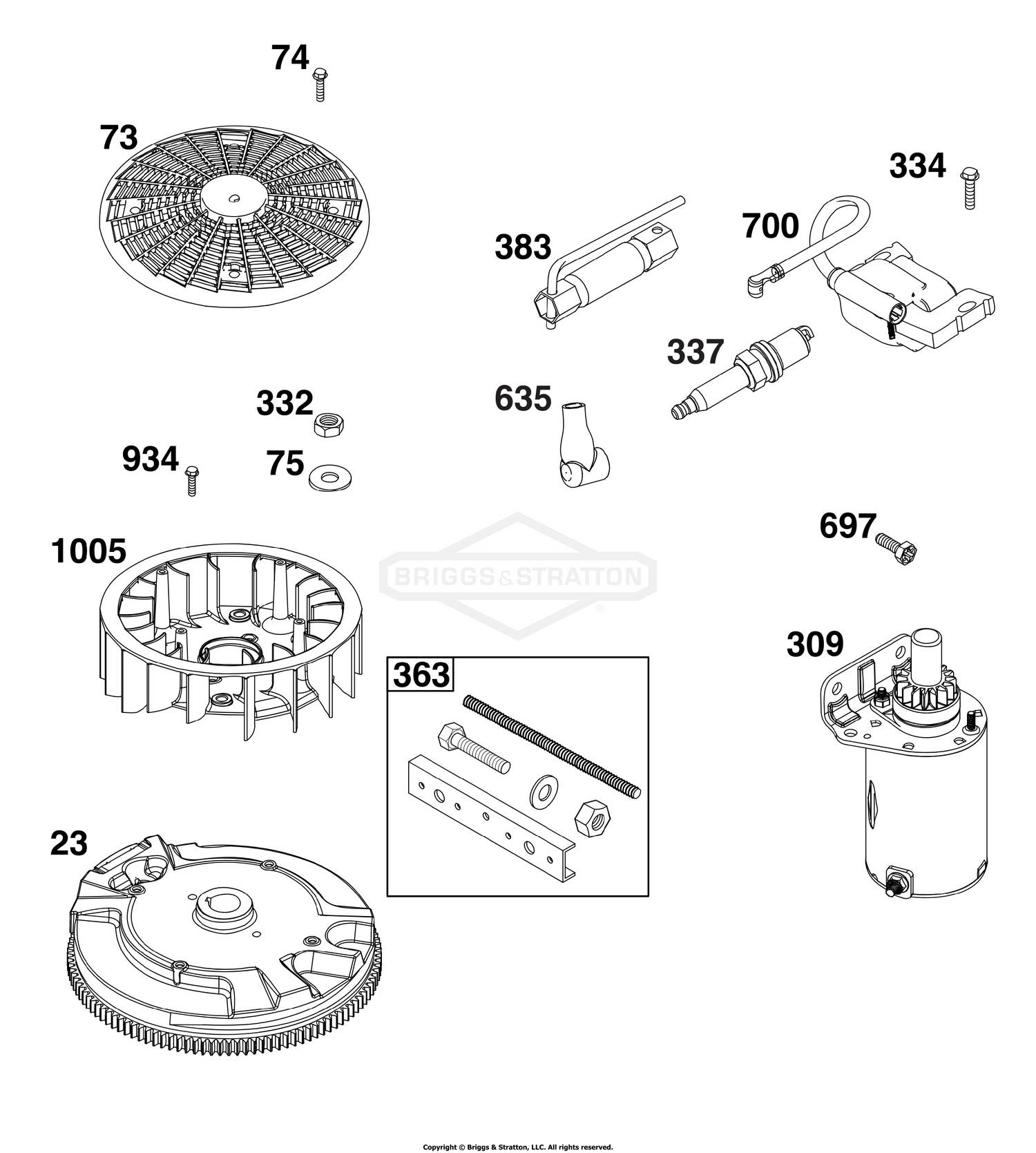 Flywheel, Ignition, and Starter Group