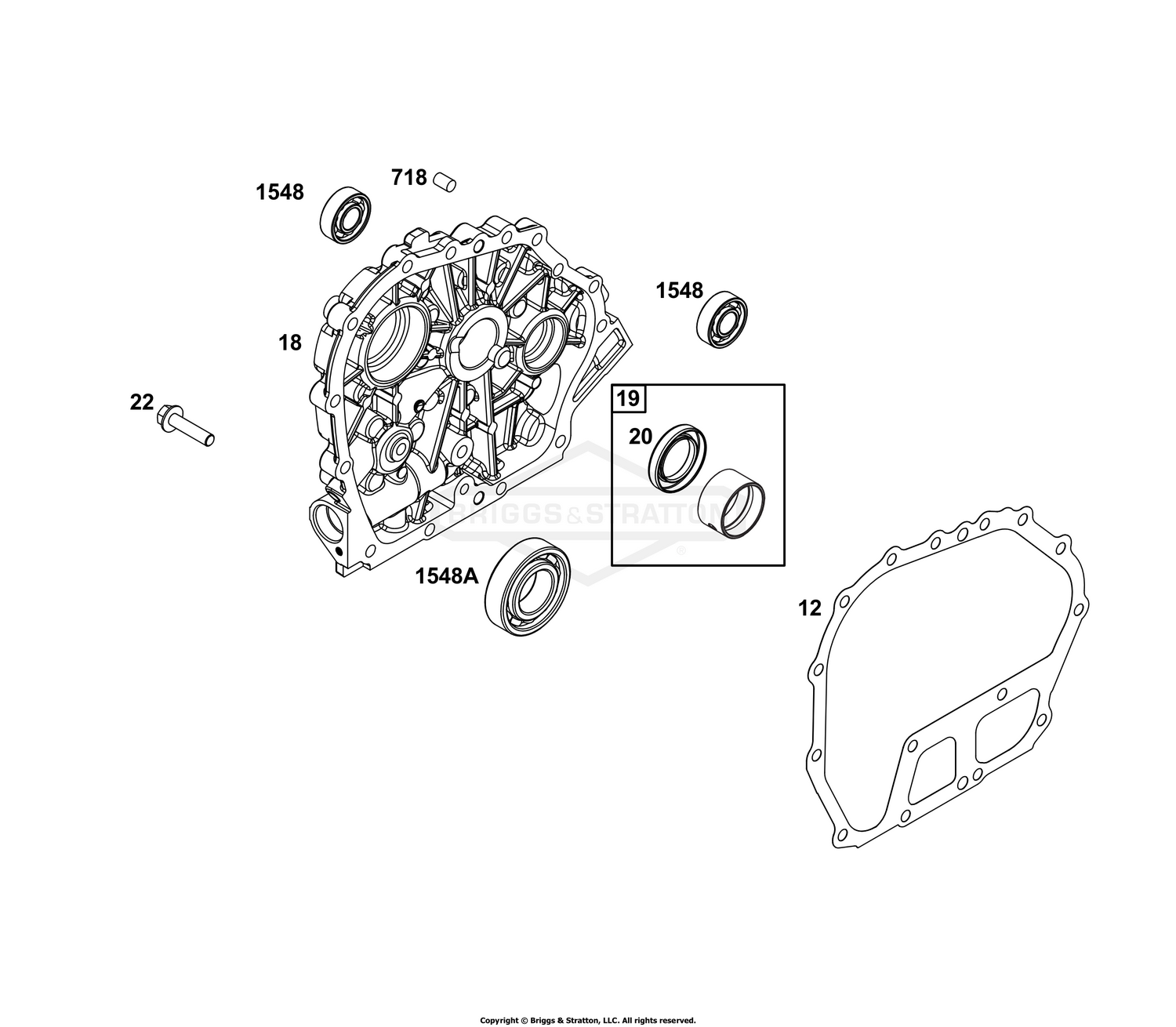 Crankcase Cover/Sump Group