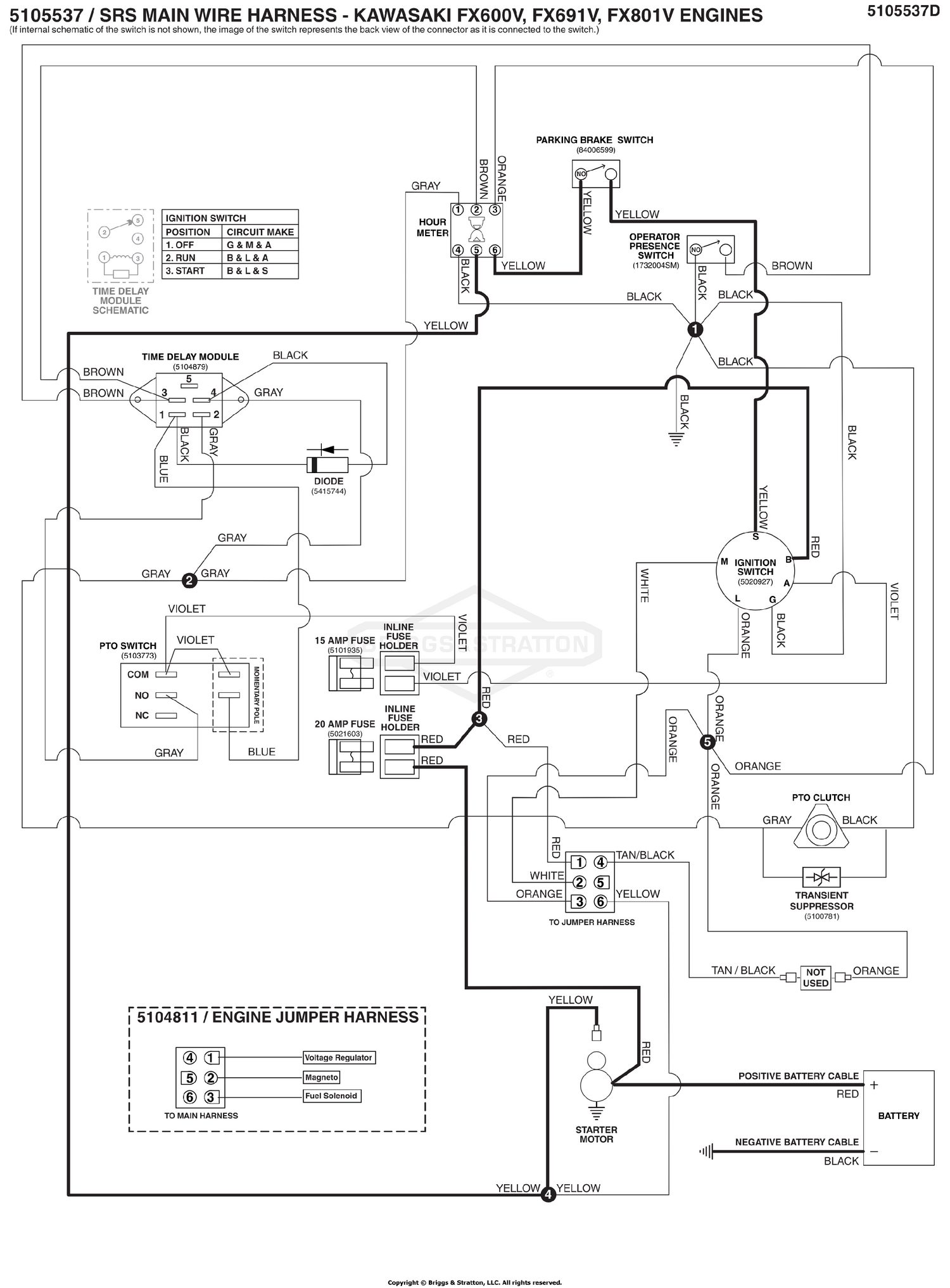 Electrical Schematic - Cranking Circuit