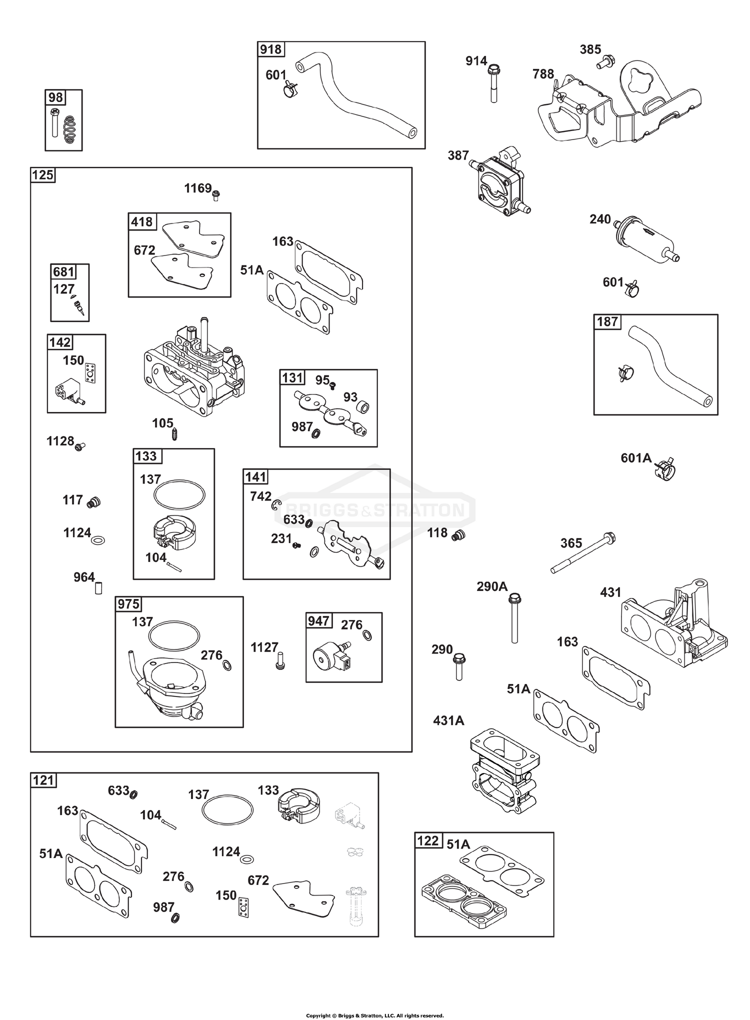 Carburetor and Fuel Supply Group
