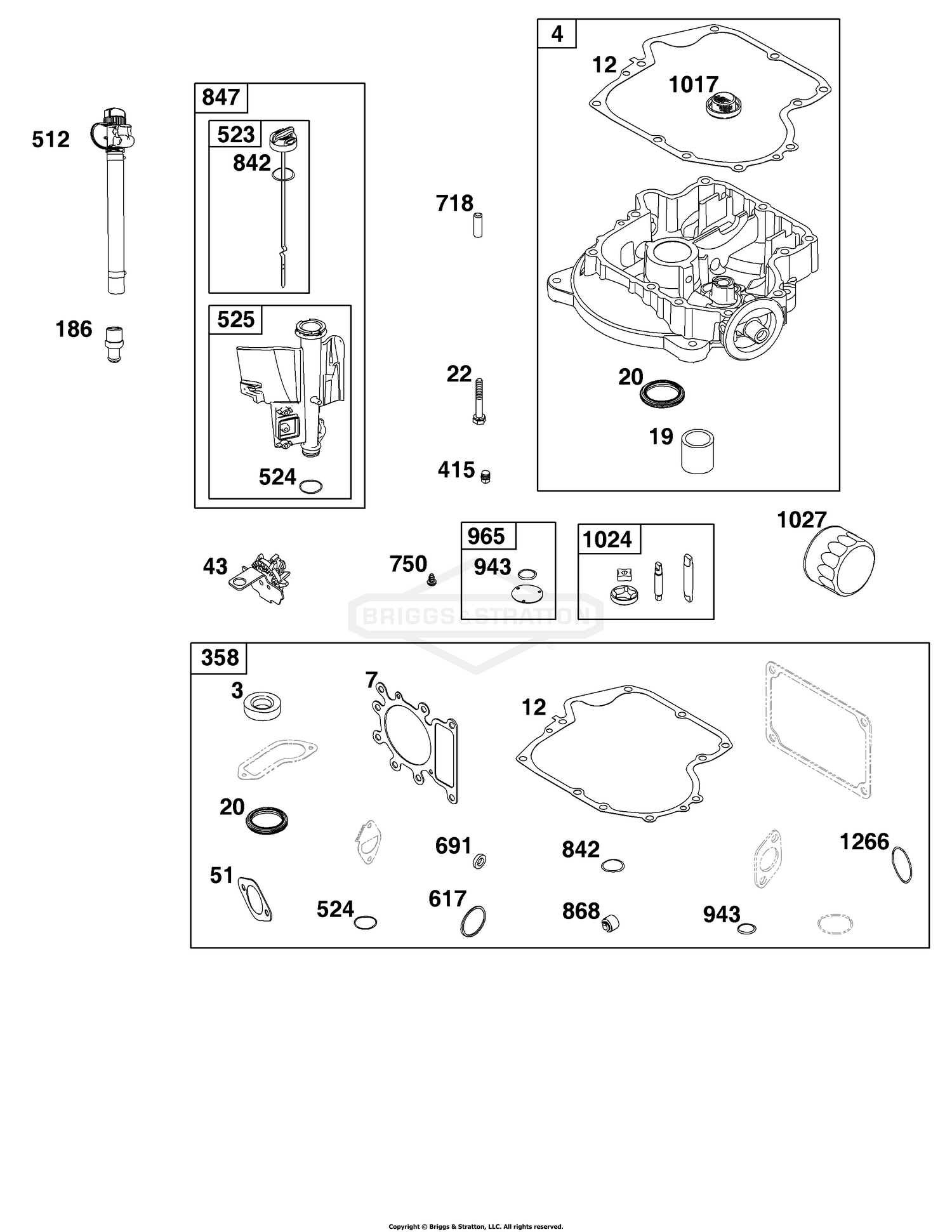Crankcase Cover/Sump and Lubrication Group