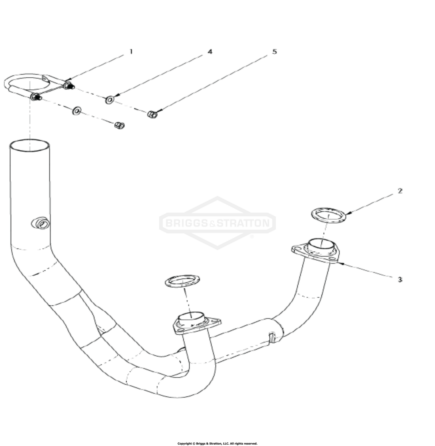 Engine Group - Exhaust Y-Pipe