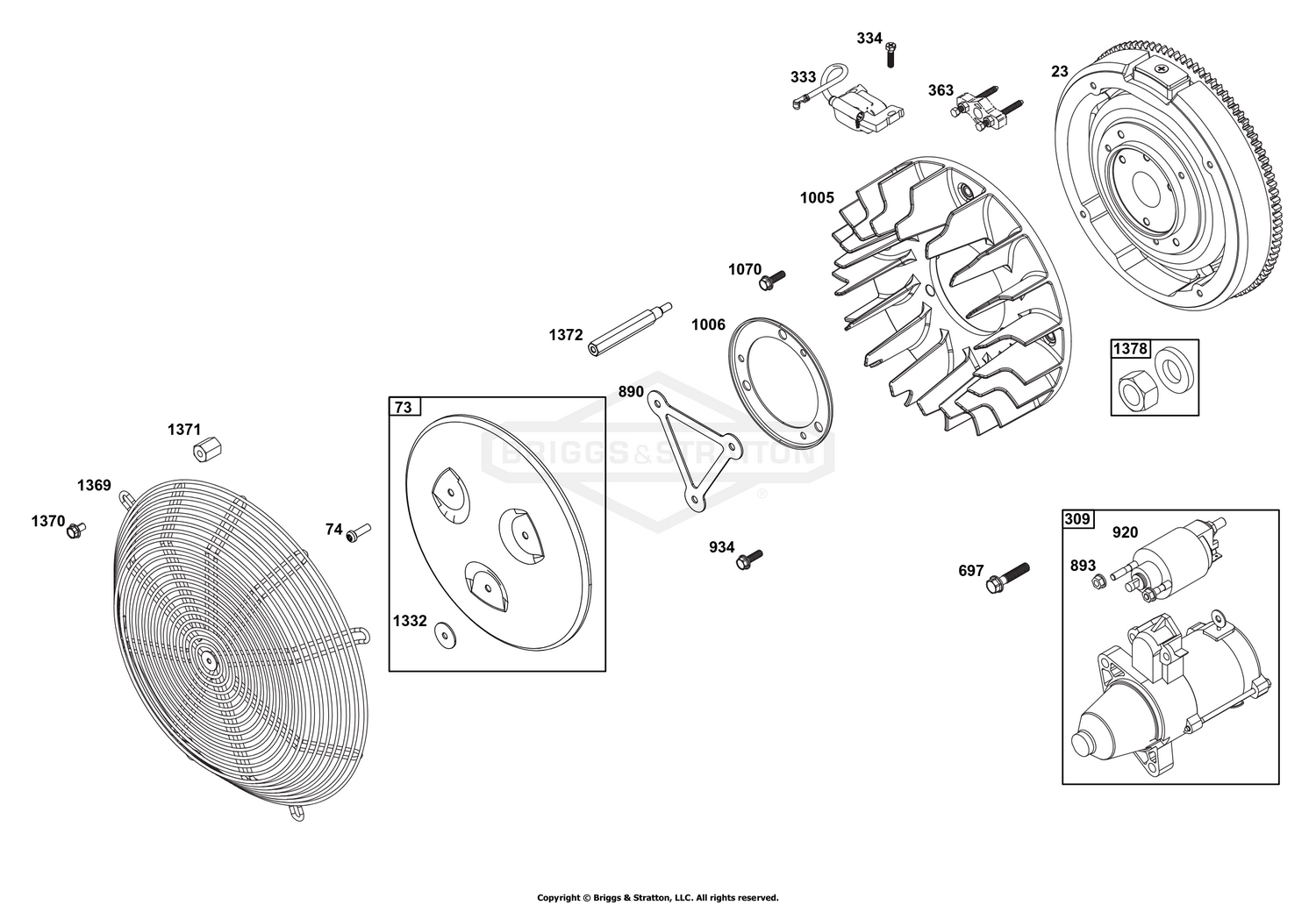 Flywheel/Ignition and Starter Group