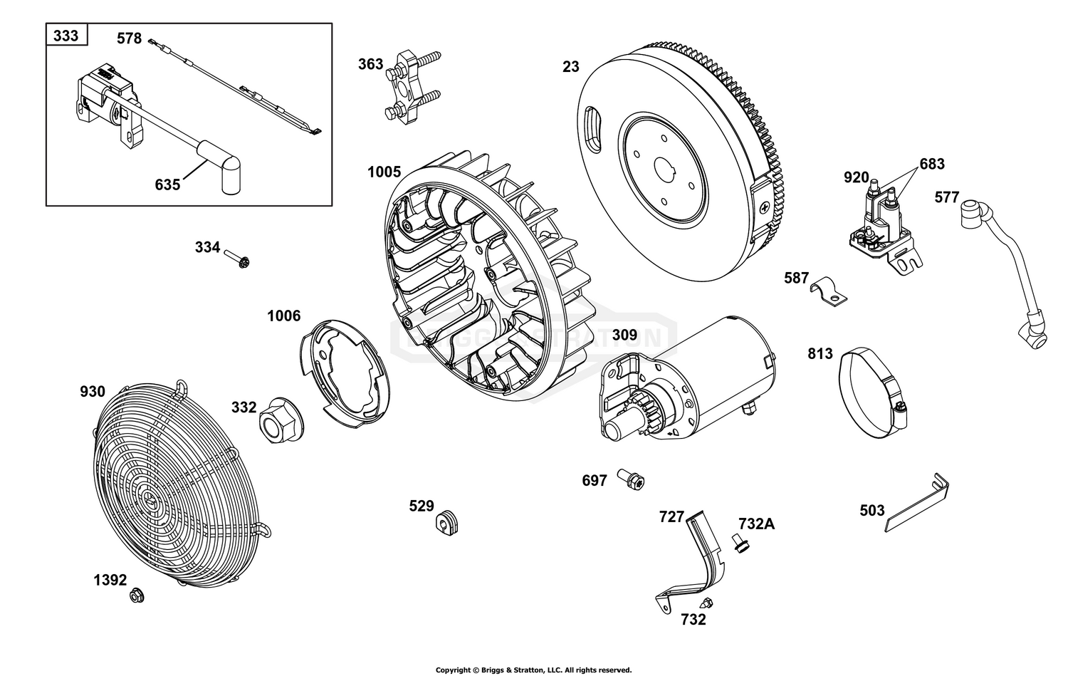 Flywheel, Ignition, and Starter Group