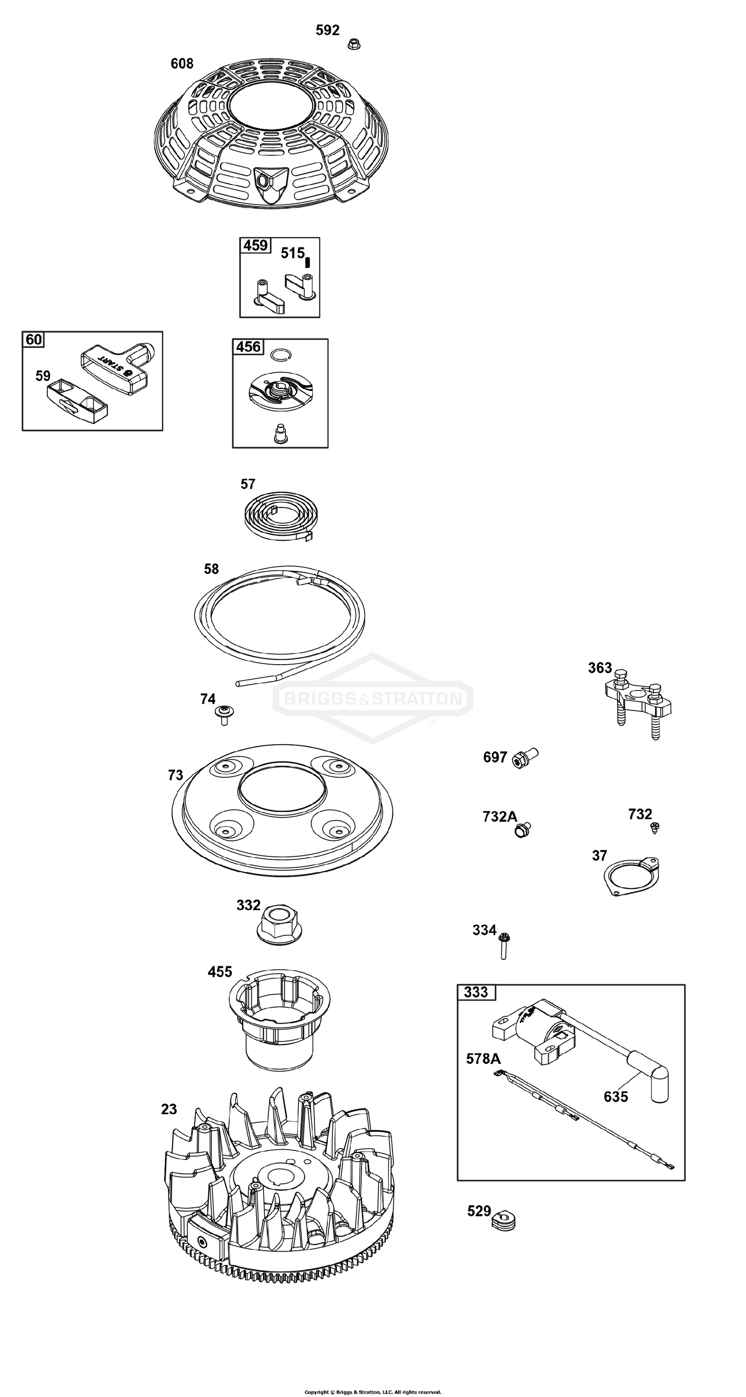 Flywheel, Ignition, and Starter Group