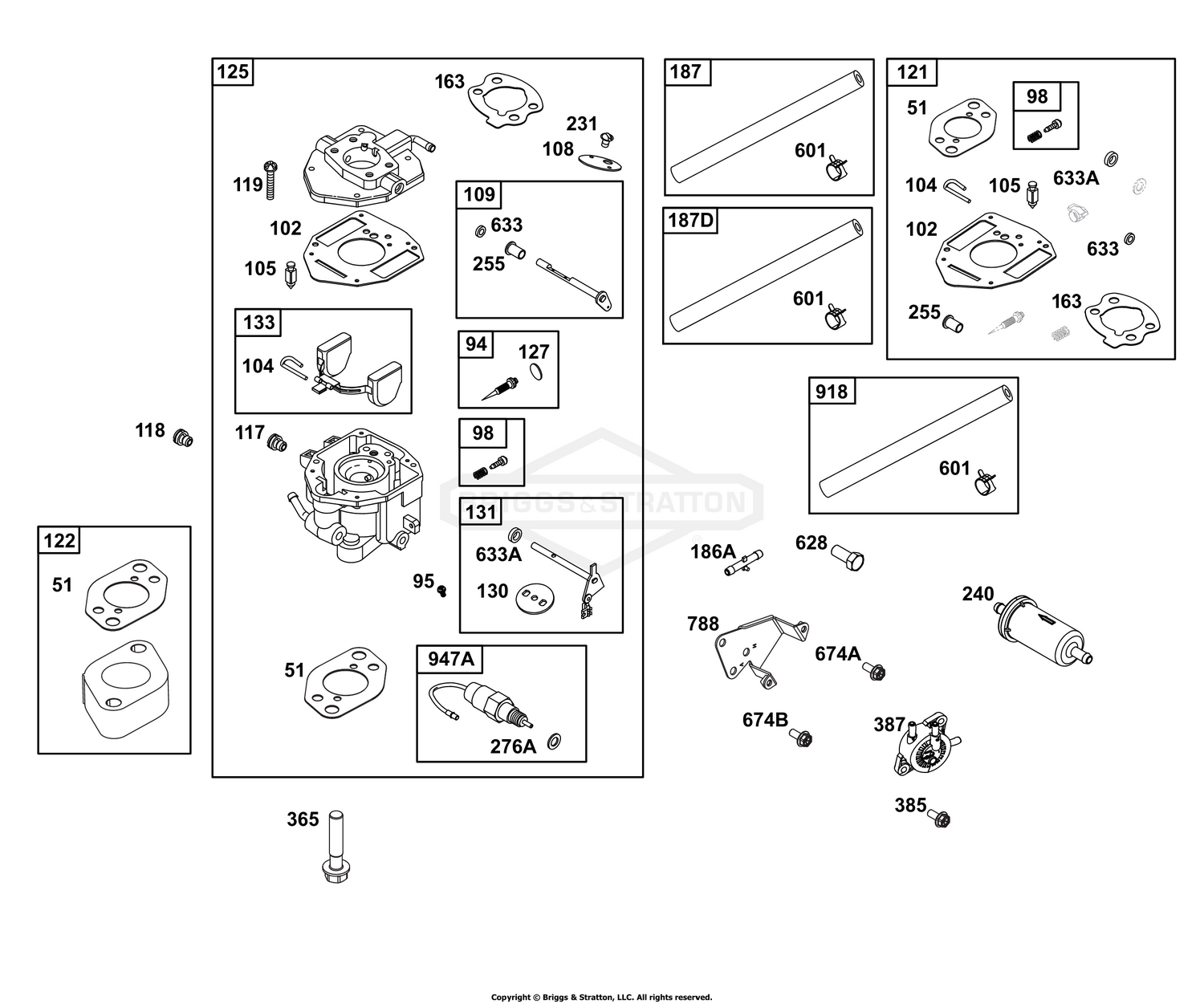 Carburetor and Fuel Supply Group