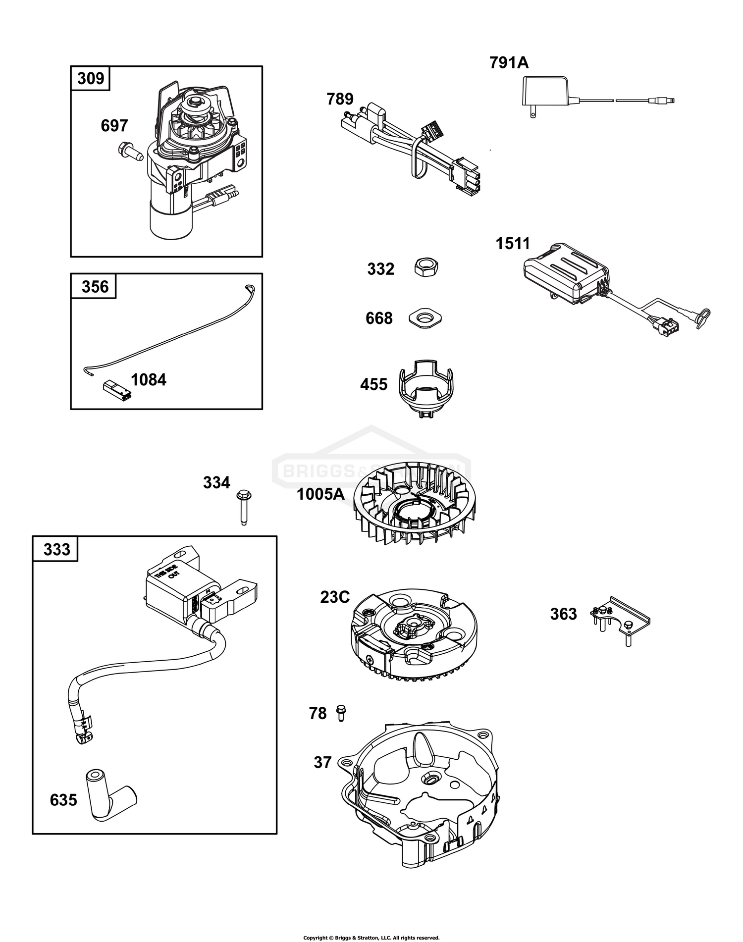 Flywheel, Ignition, and Starter Group