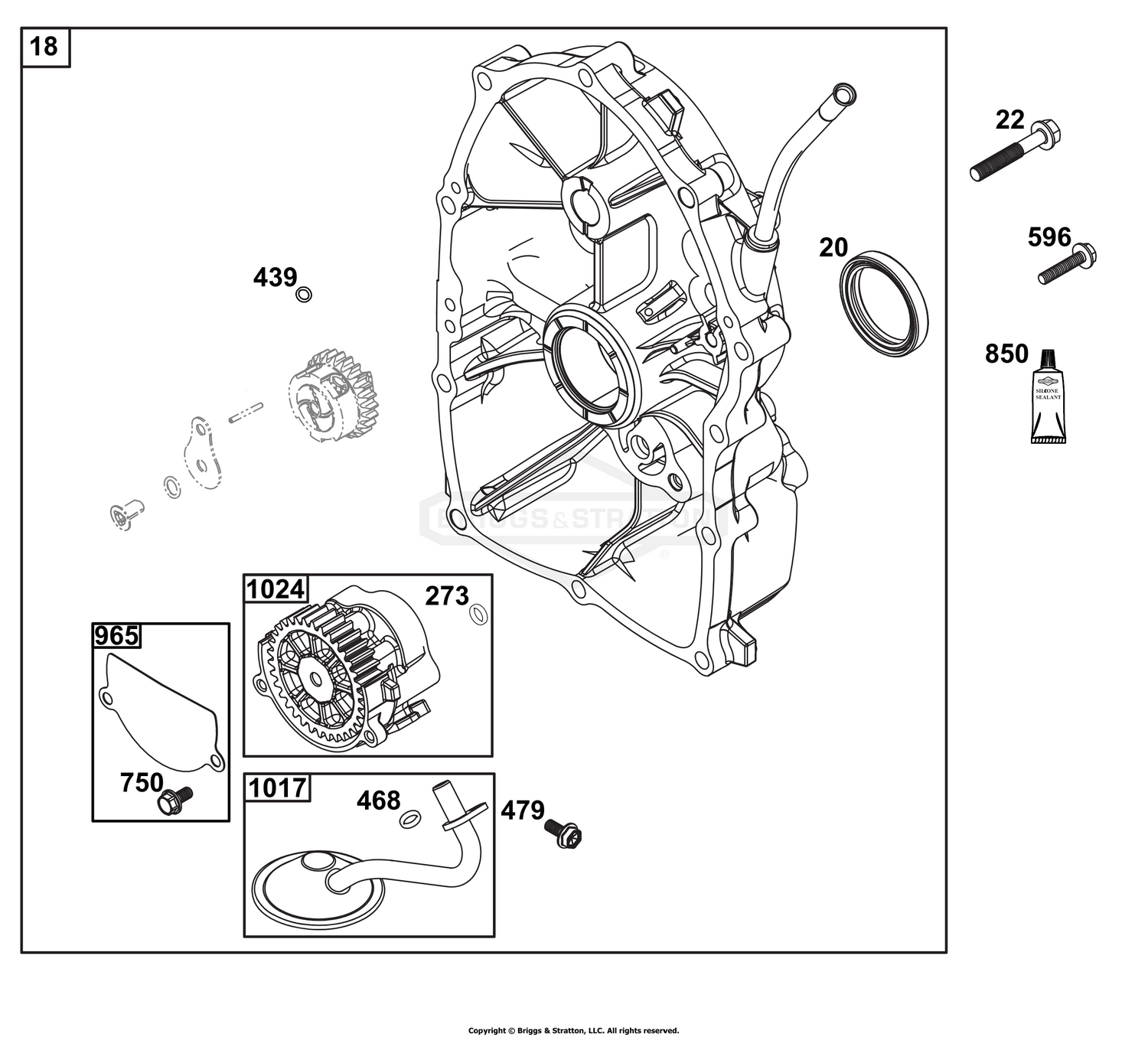 Crankcase Cover/Sump Group