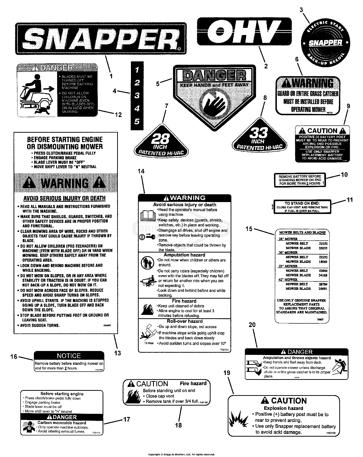 Assembly diagram