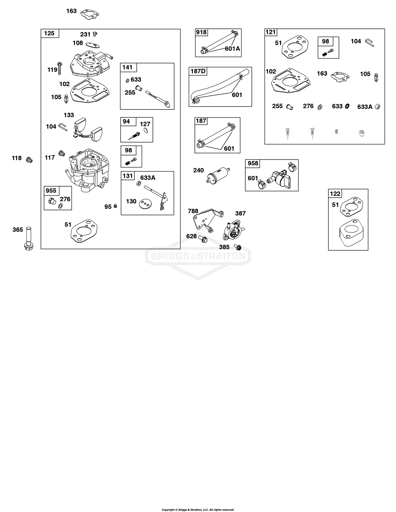 Carburetor and Fuel Supply Group
