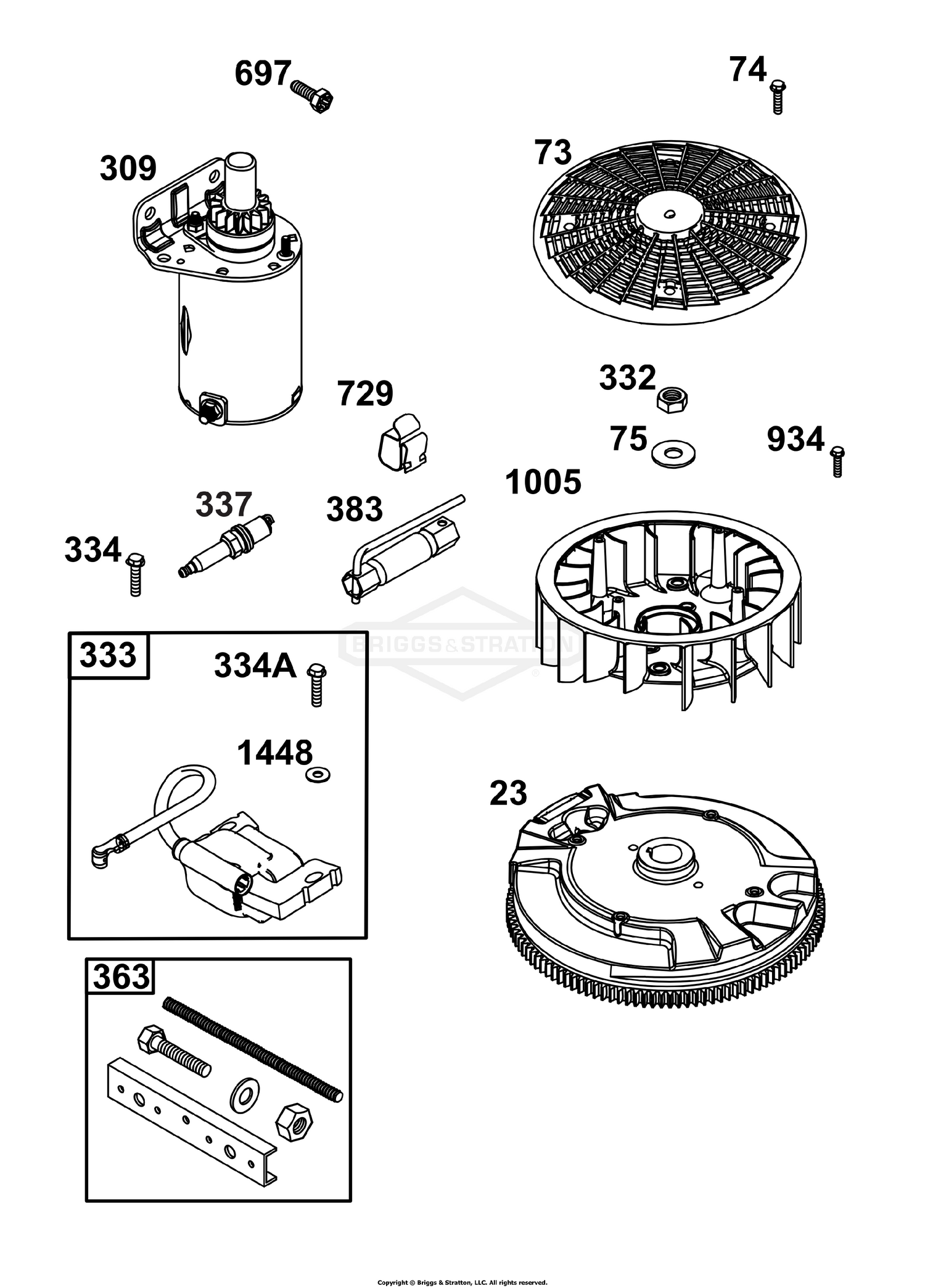 Flywheel, Ignition, and Starter Group