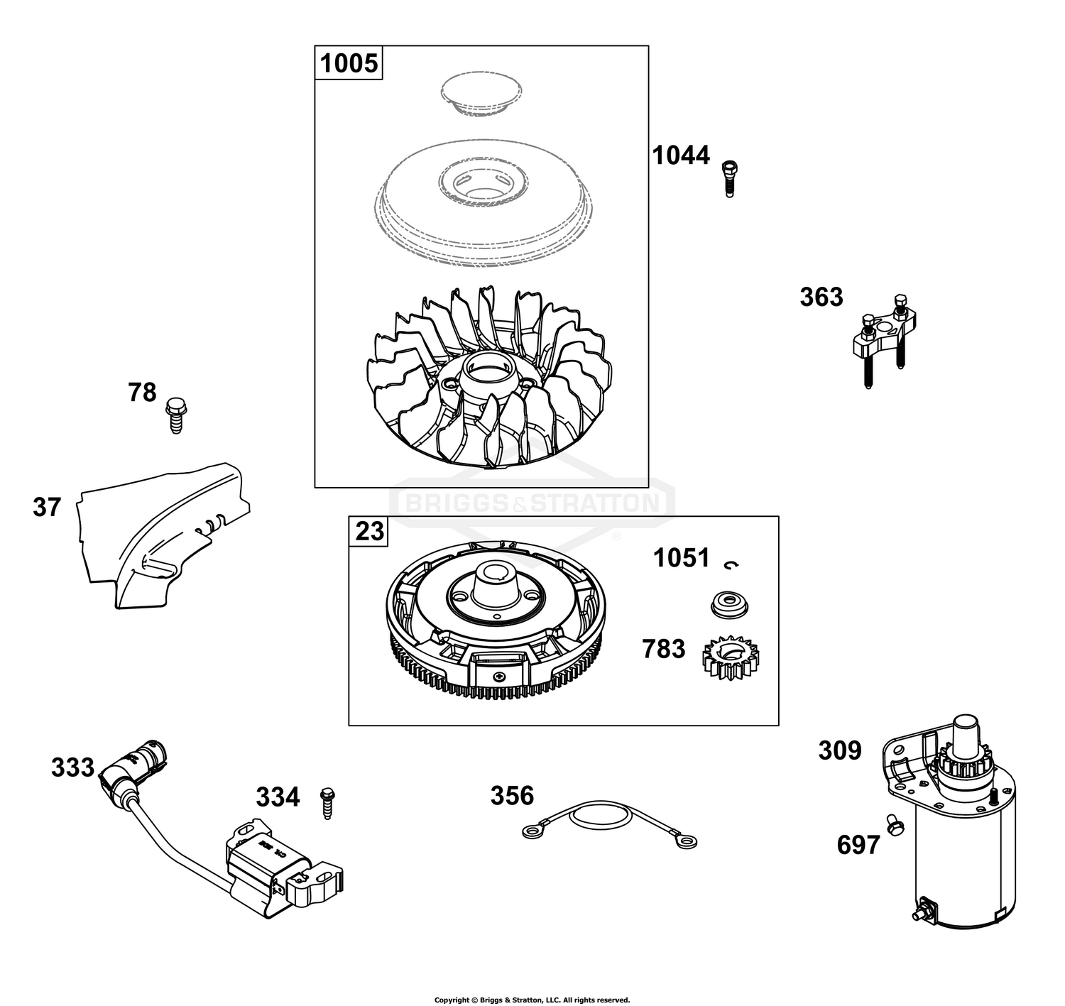 Flywheel, Ignition, and Starter Group