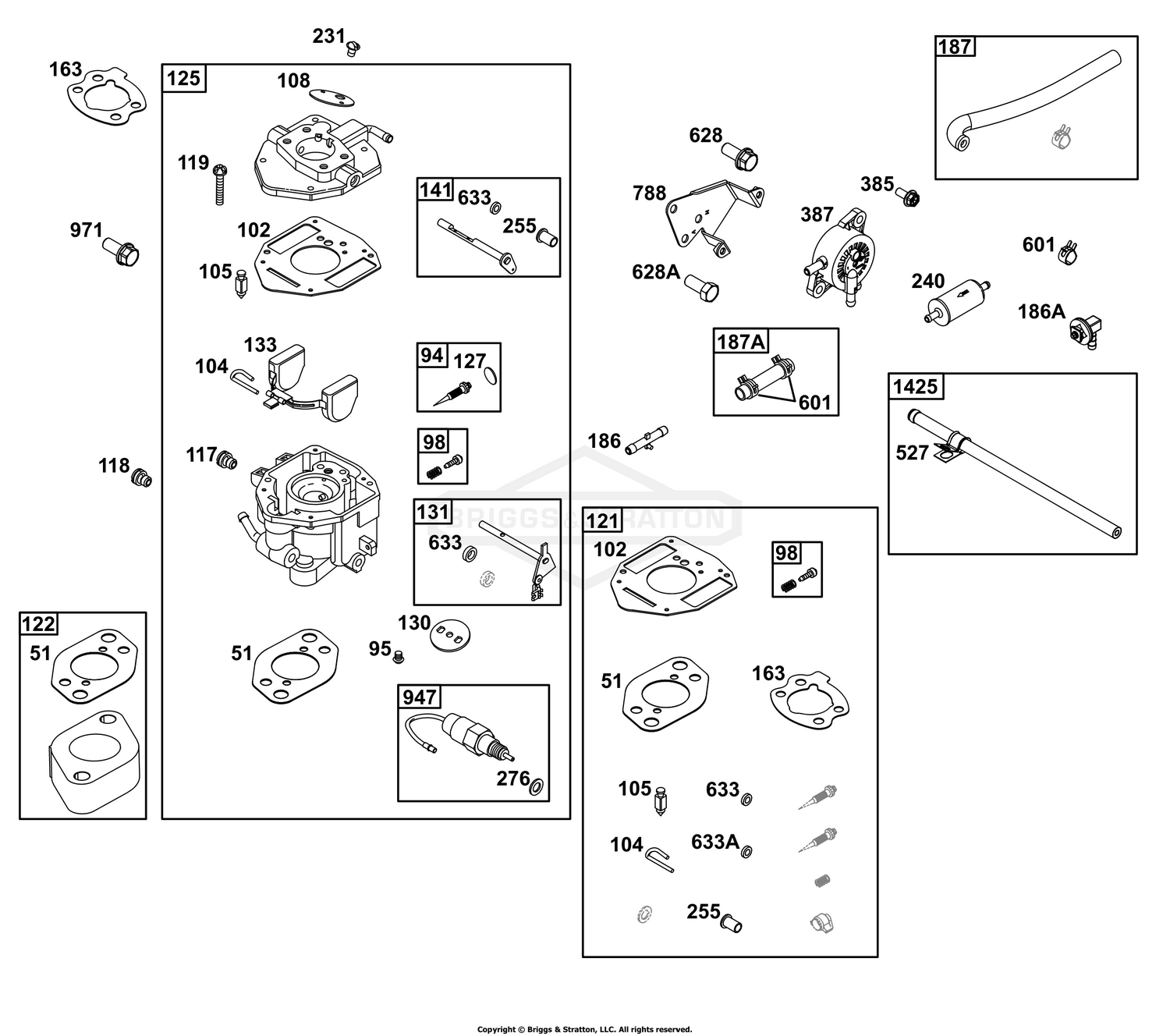Carburetor and Fuel Supply Group