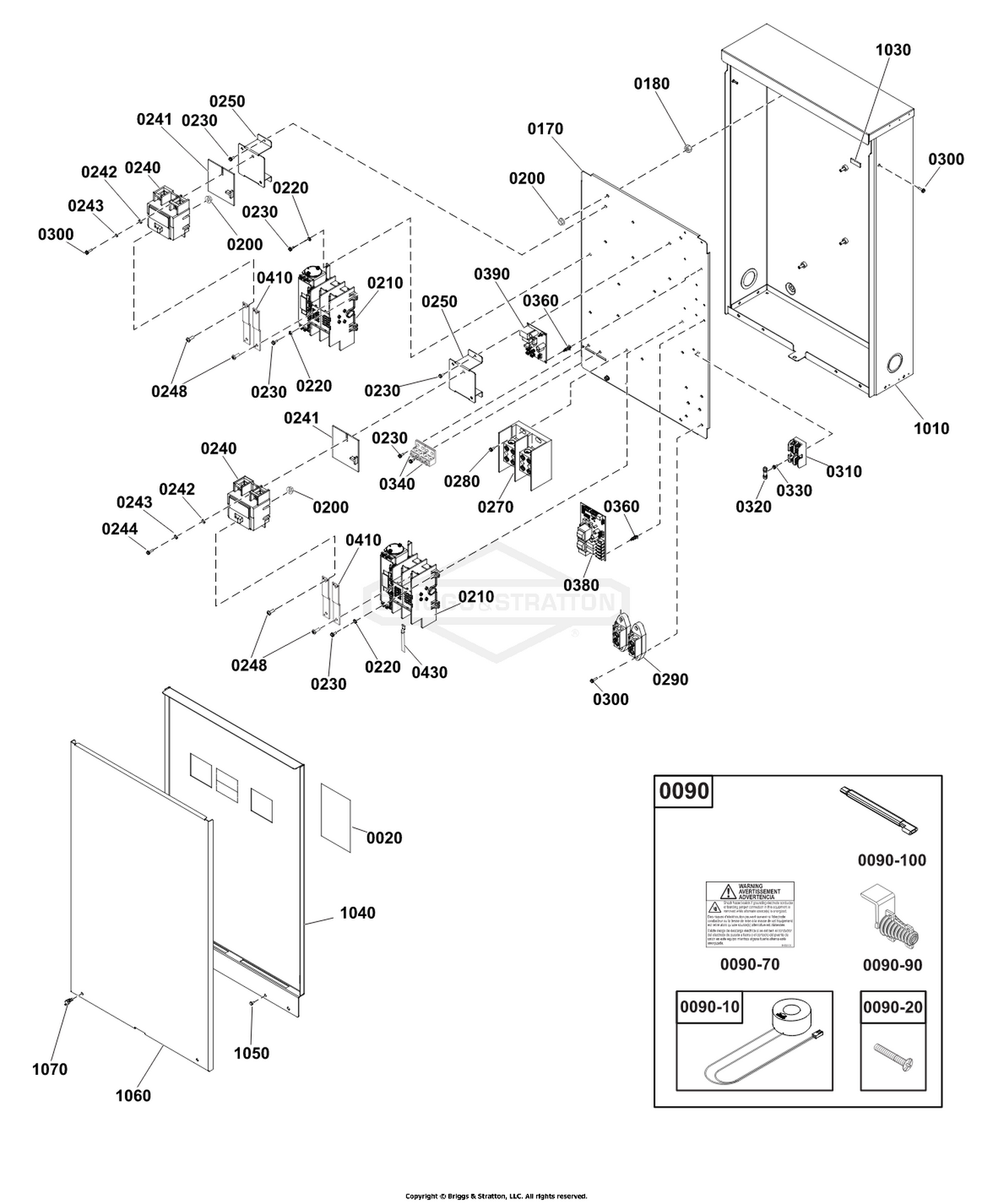 Transfer Switch - Hingeless Enclosure