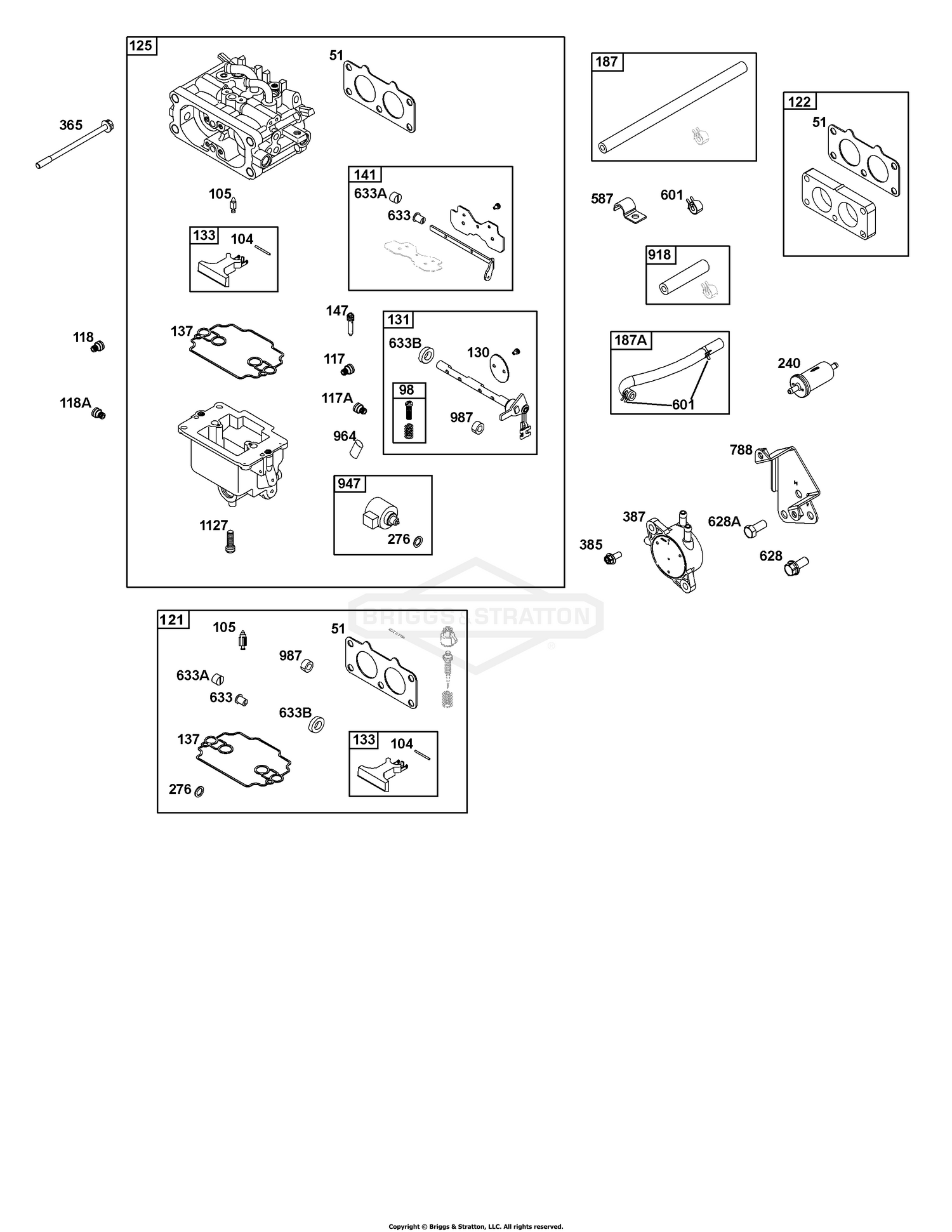 Carburetor and Fuel Supply Group