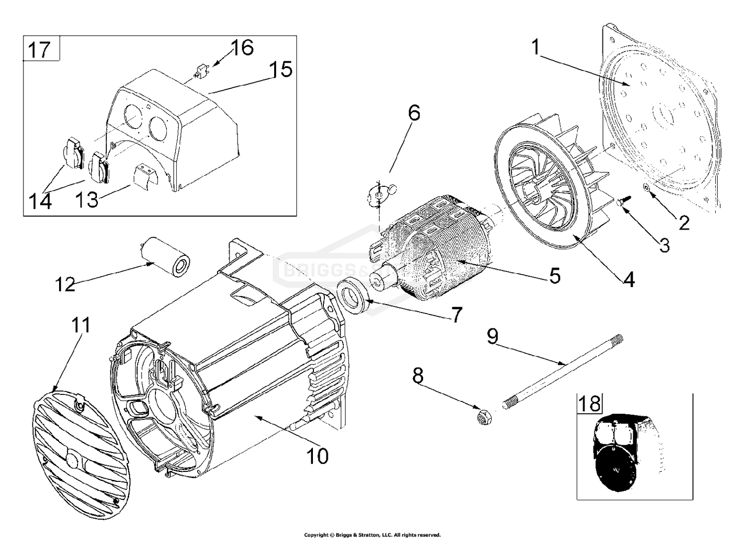 Alternator & Outlet Panel