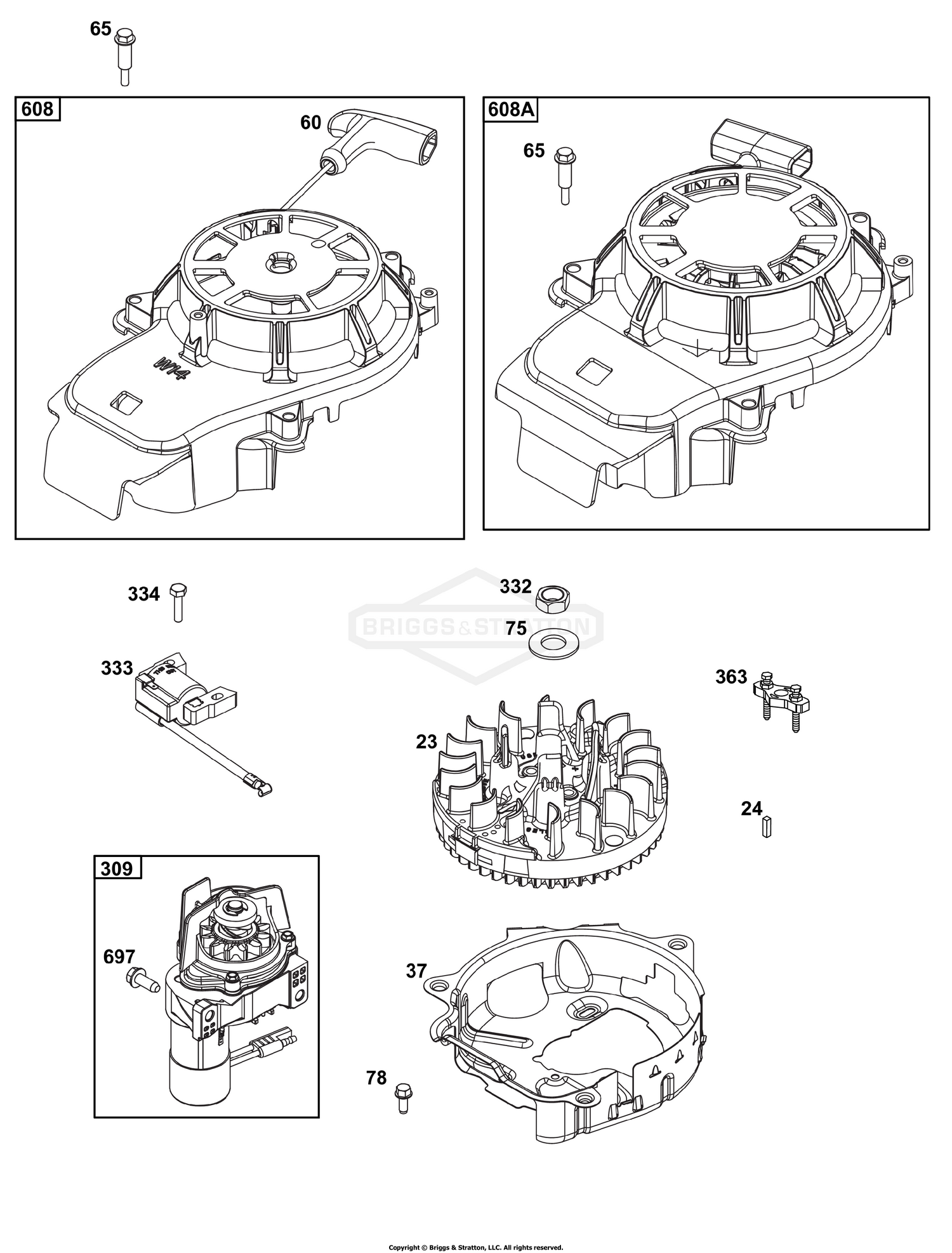 Flywheel, Ignition, and Starter Group
