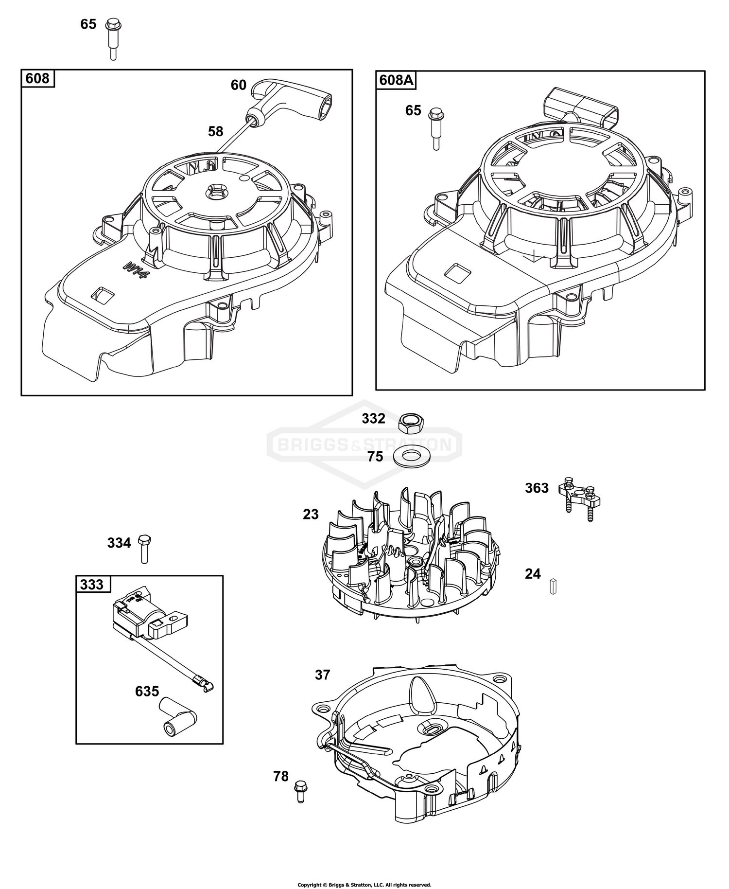 Flywheel, Ignition, and Starter Group