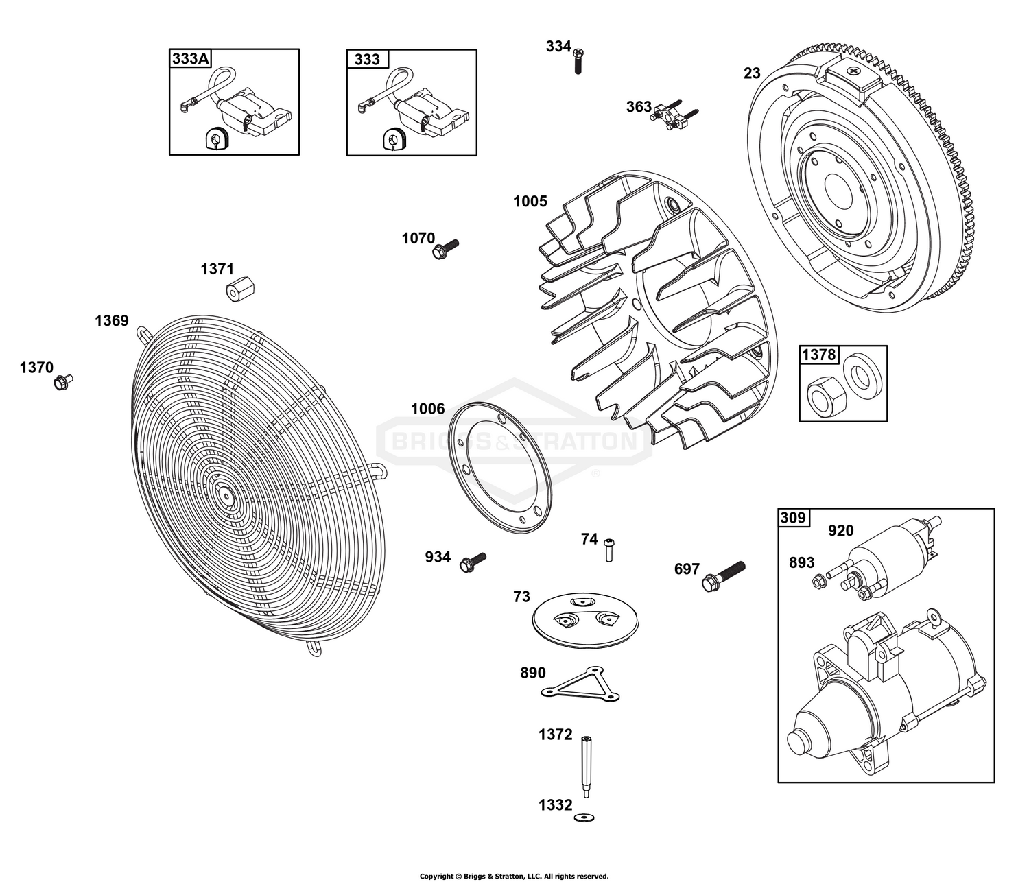 Flywheel, Ignition, and Starter Group