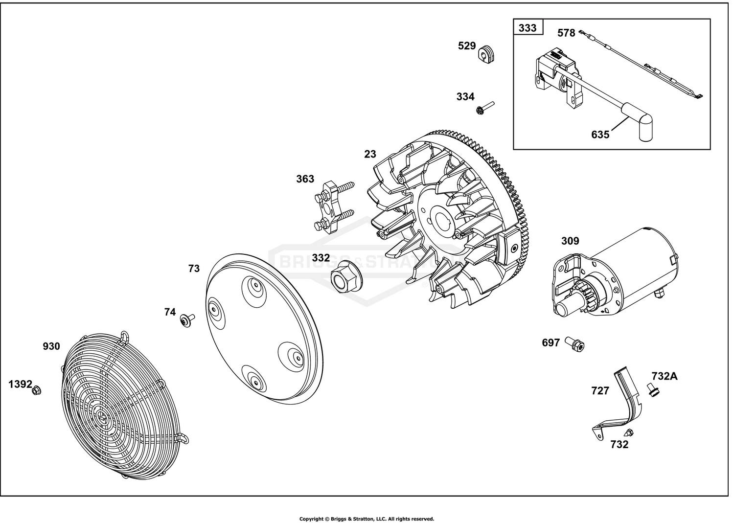 Flywheel, Ignition, and Starter Group
