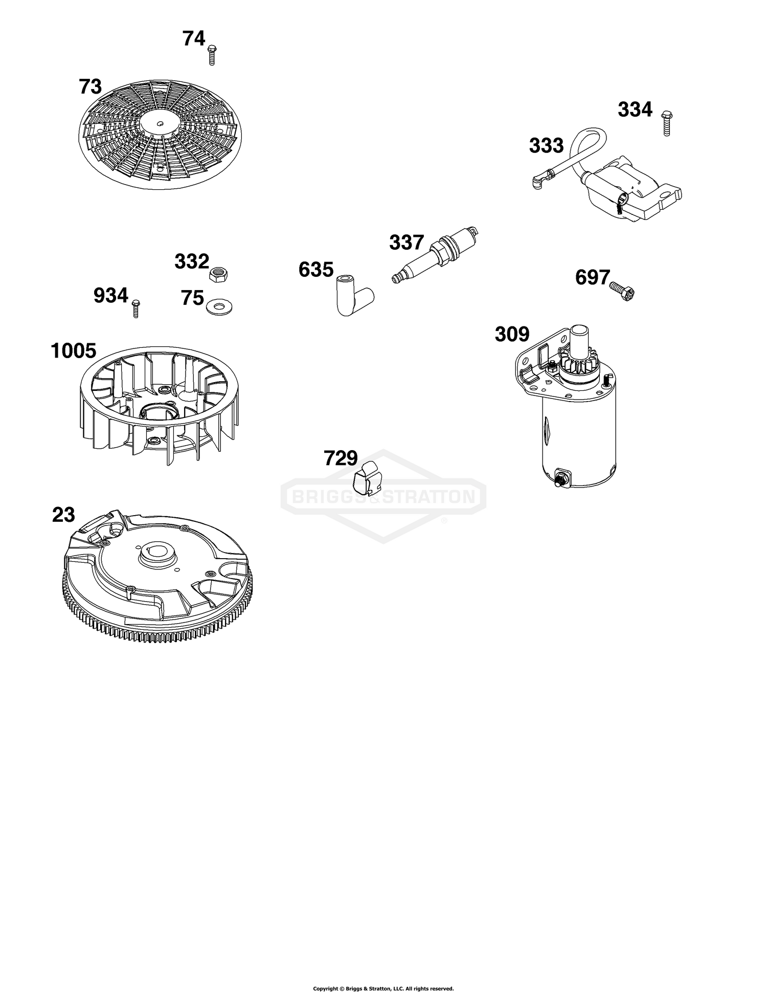 Flywheel, Ignition, and Starter Group