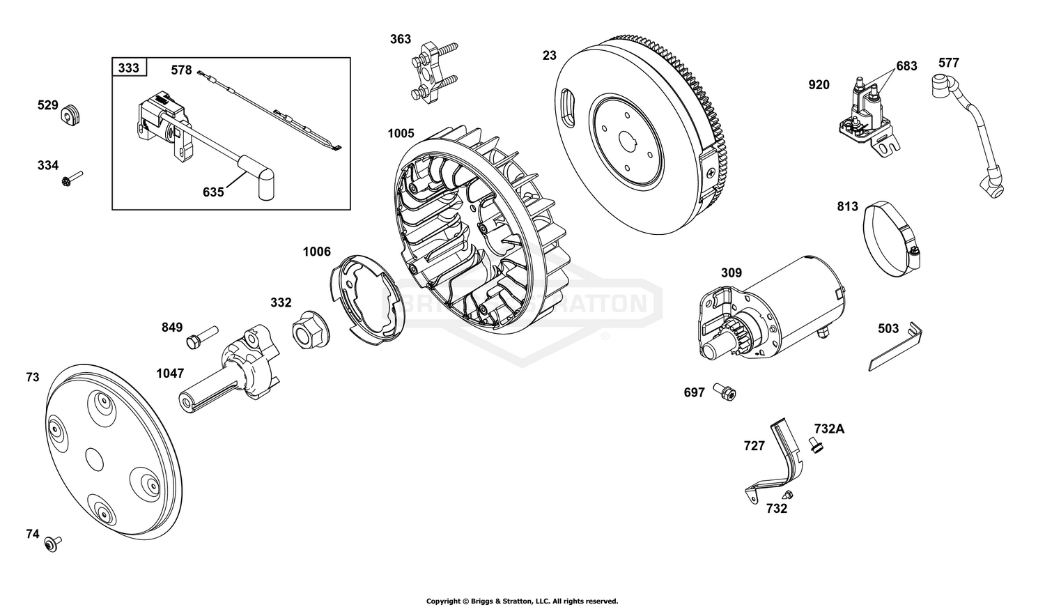 Flywheel, Ignition, and Starter Group