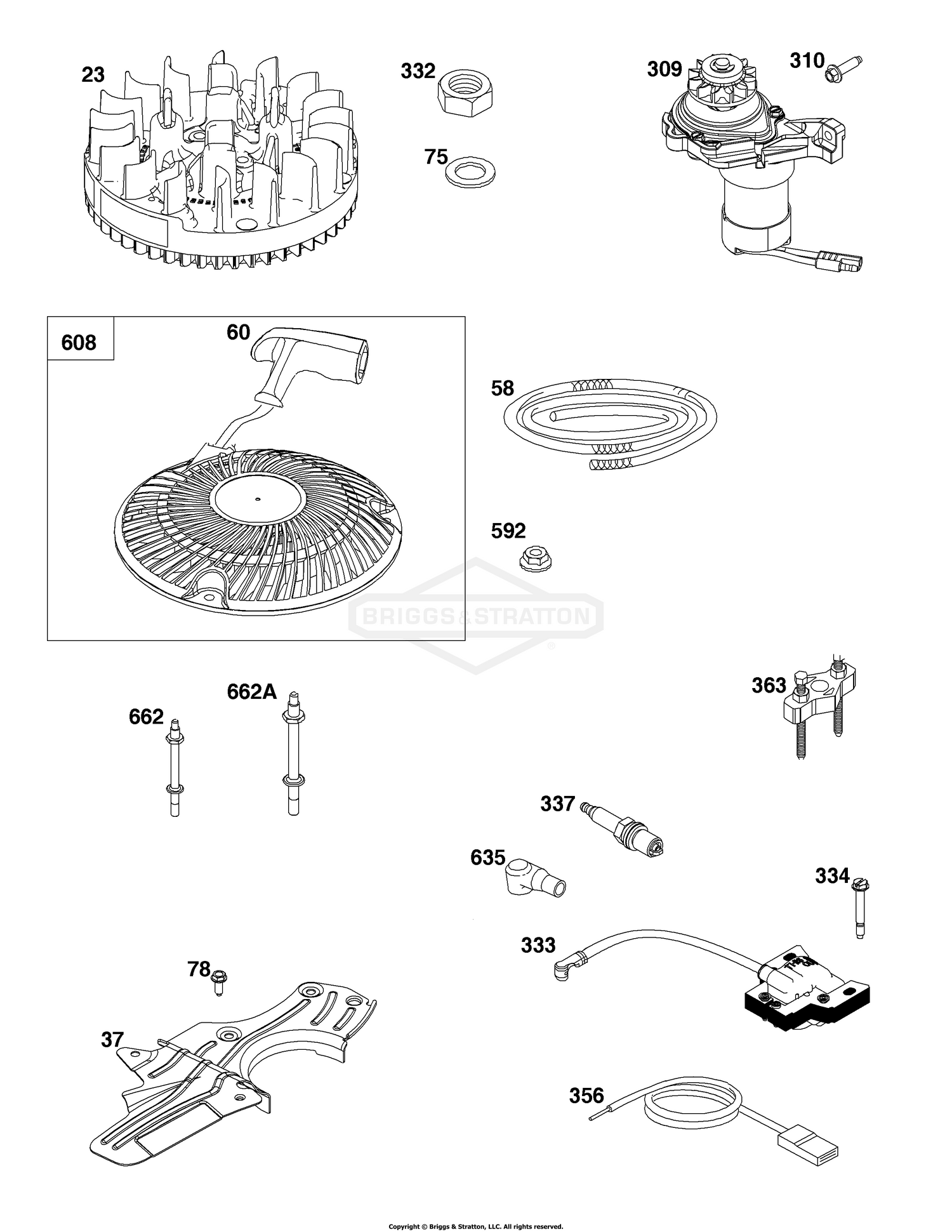 Flywheel, Ignition, and Starter Group