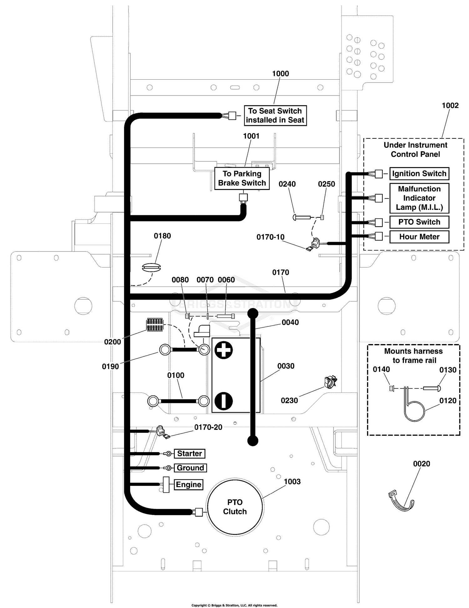 Electrical Group - Fuel Injected Models S/N: 4002328396 and Below