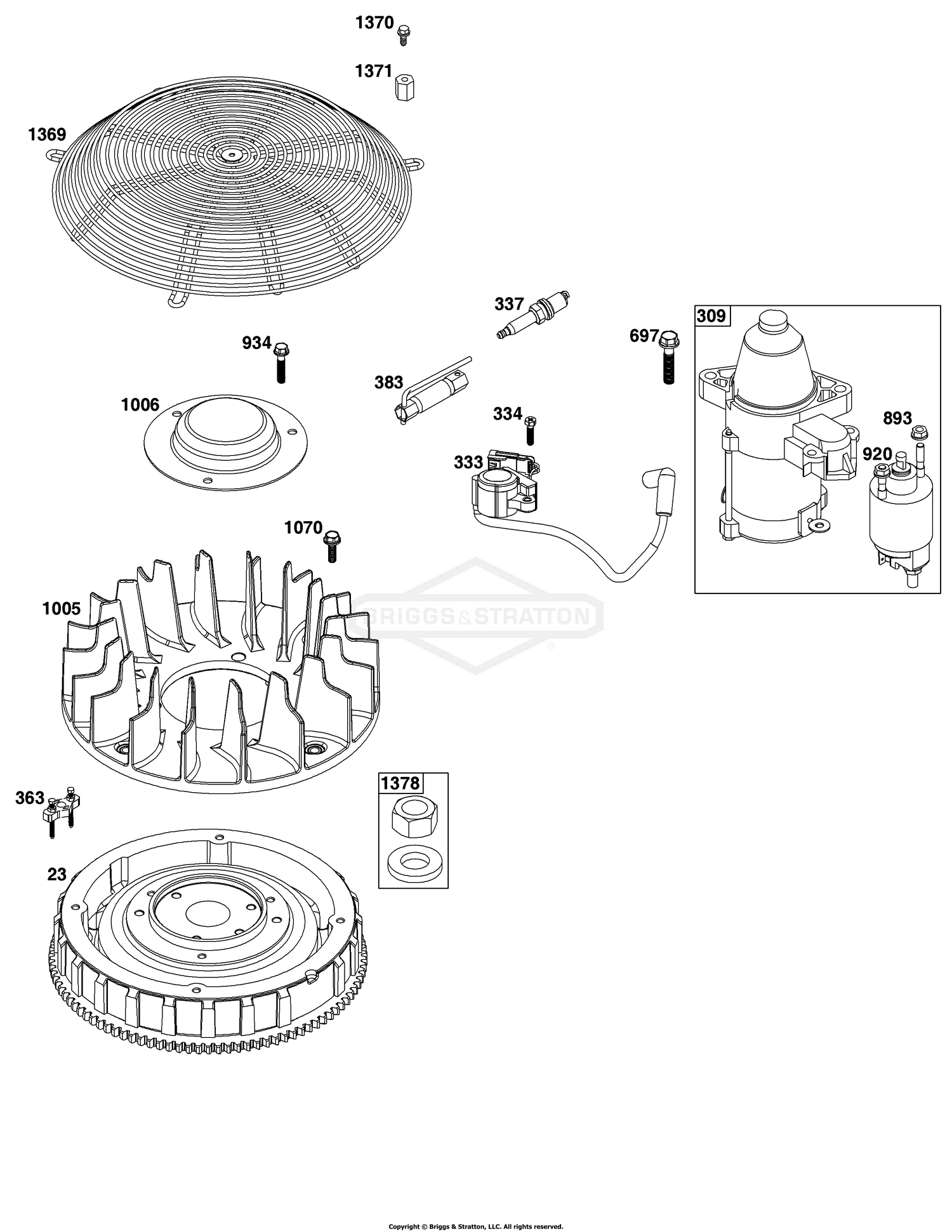 Flywheel, Ignition, and Starter Group