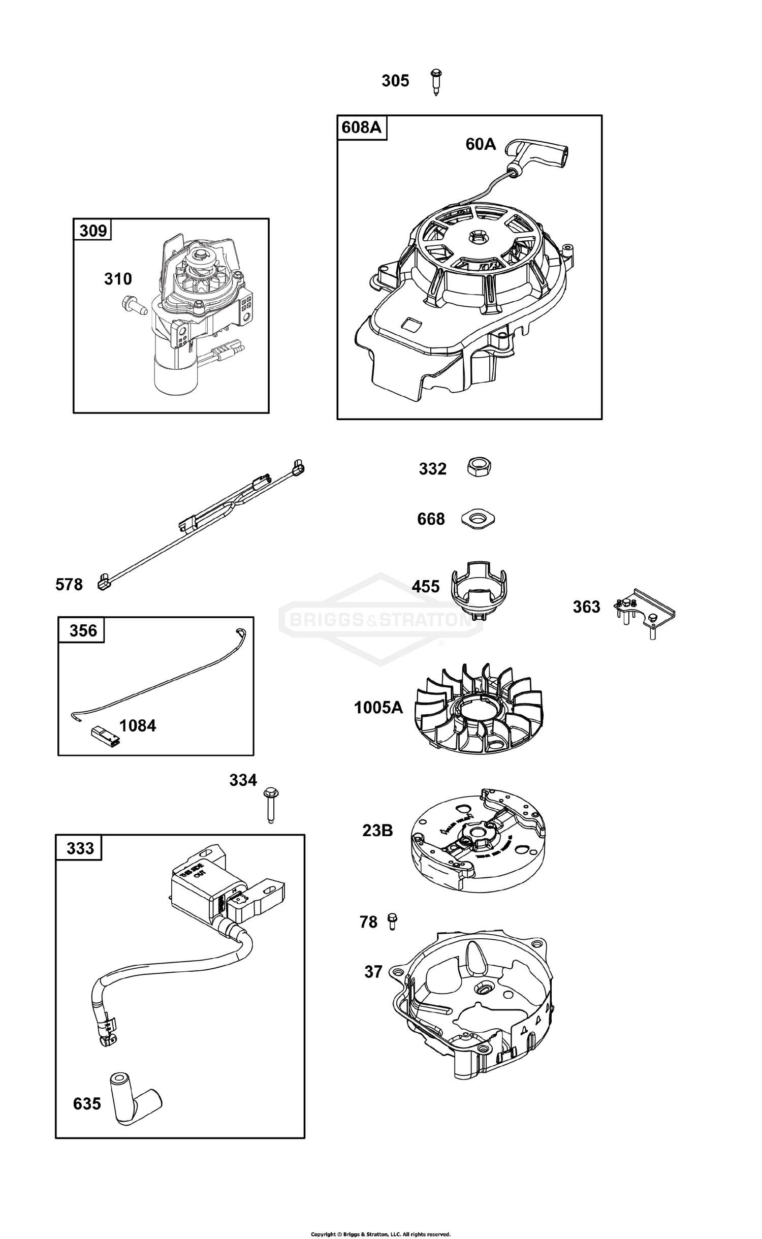 Flywheel, Ignition, and Starter Group