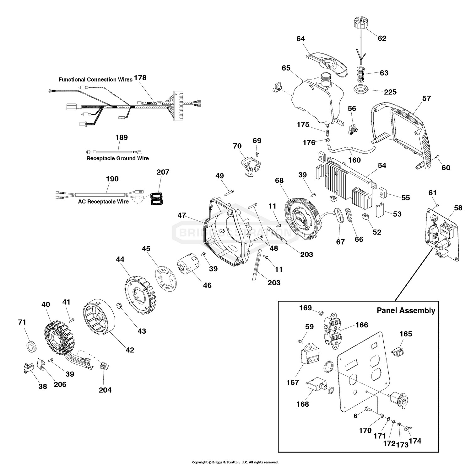 Alternator & Control Panel (317213)