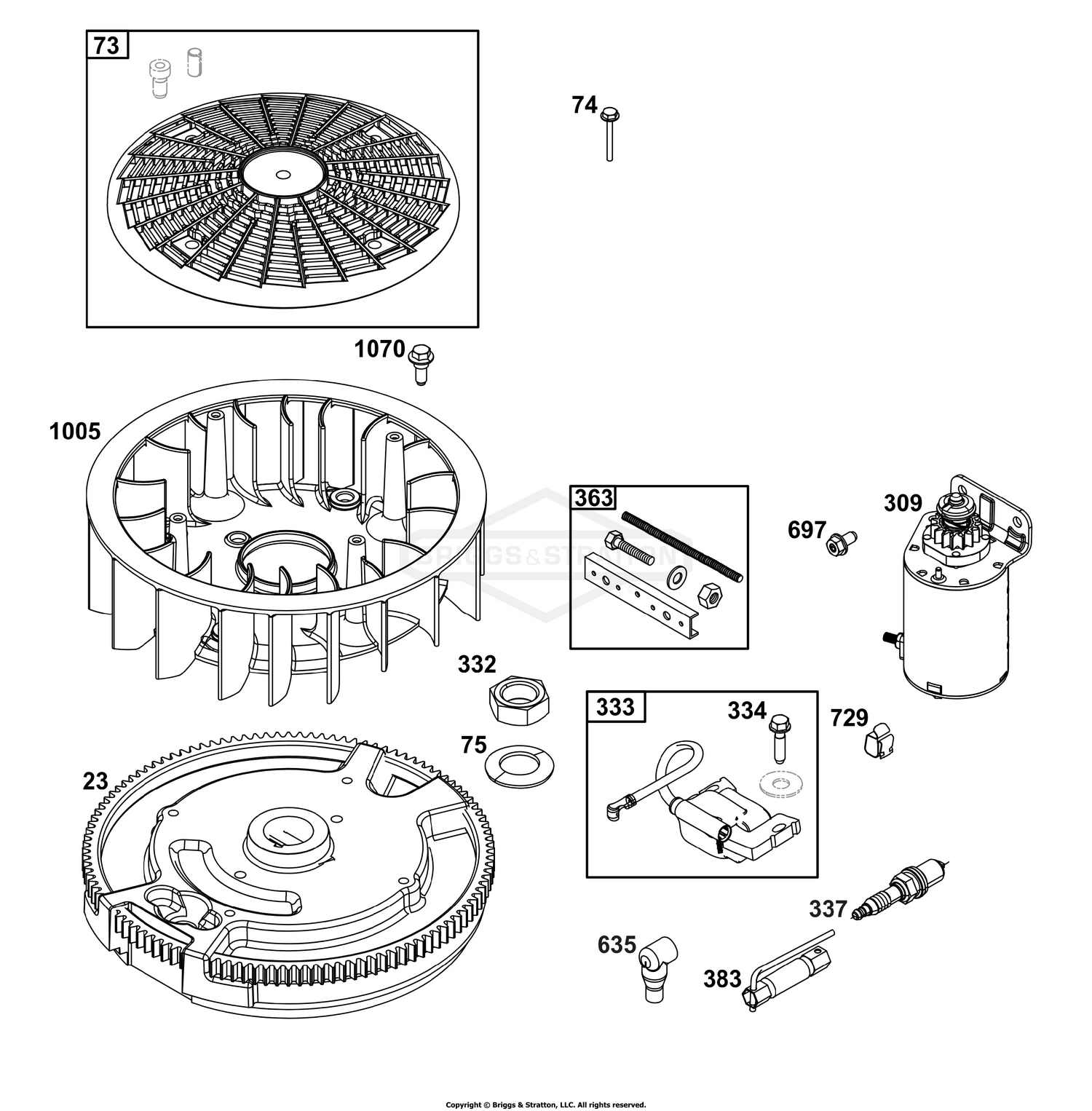 Flywheel, Ignition, and Starter Group