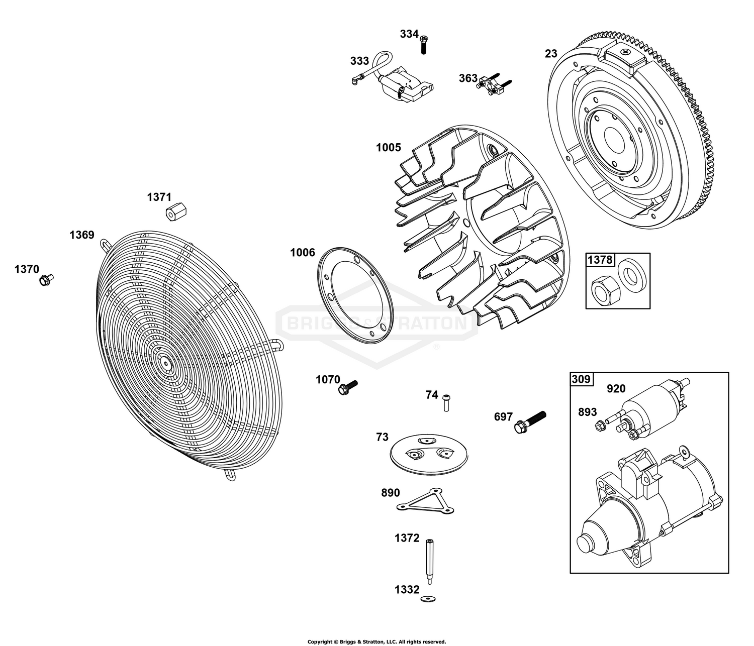 Flywheel, Ignition, and Starter Group