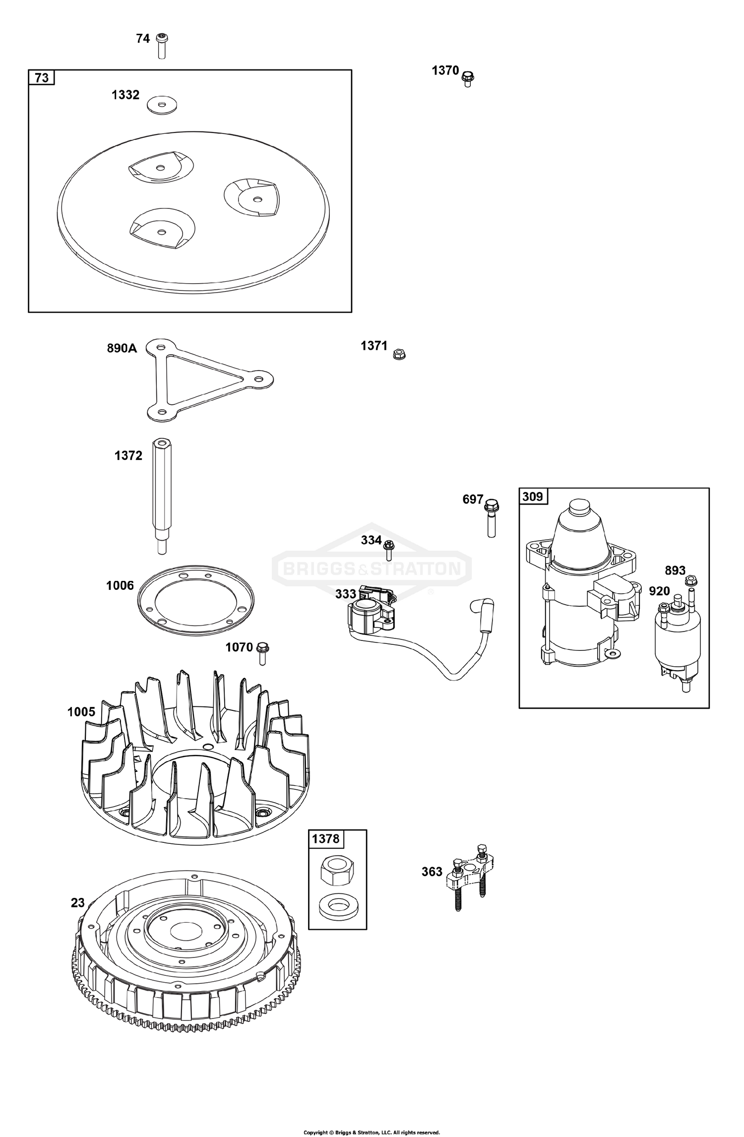 Flywheel, Ignition, and Starter Group