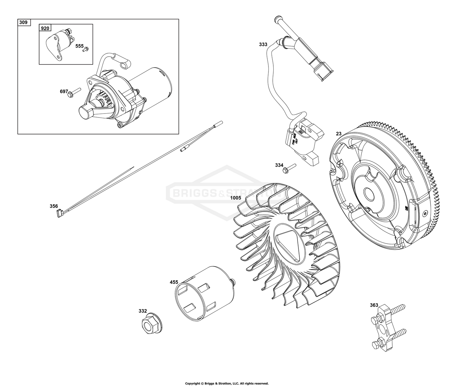 Flywheel/Ignition/Starter Group