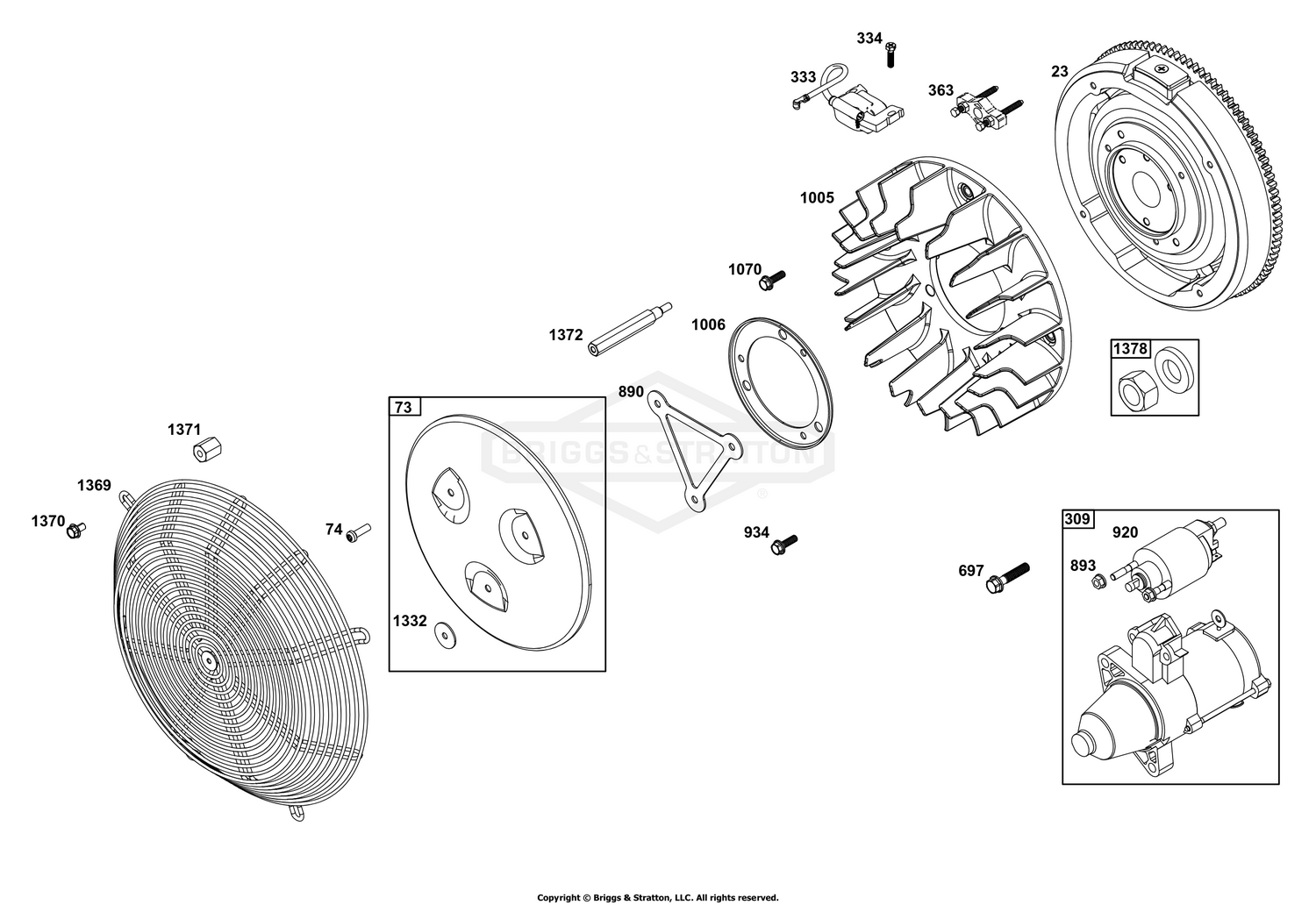 Flywheel/Ignition/Starter Group